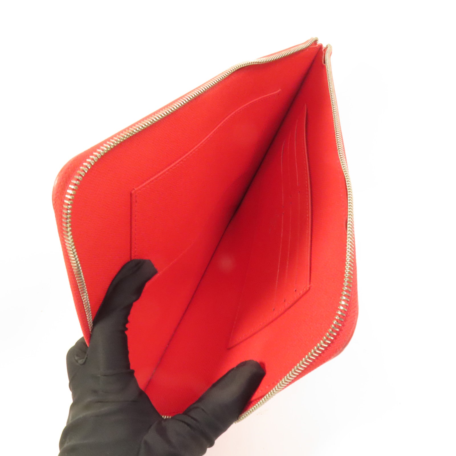 LOUIS VUITTON 【激減優惠】Epi Supreme Pochette Jules GM銀扣手拿包