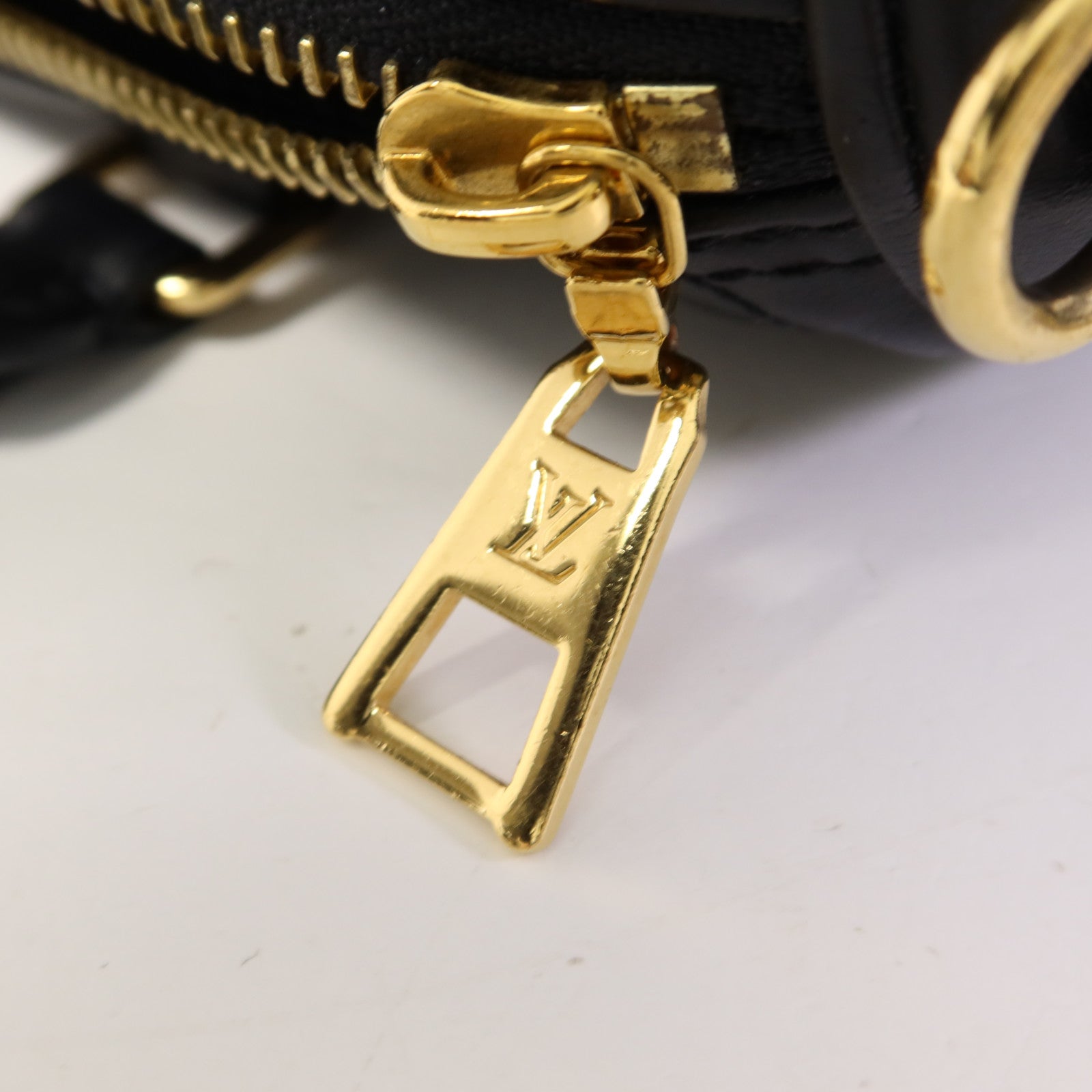 LOUIS VUITTON 牛皮皮革Papillon BB金扣手挽肩背兩用袋