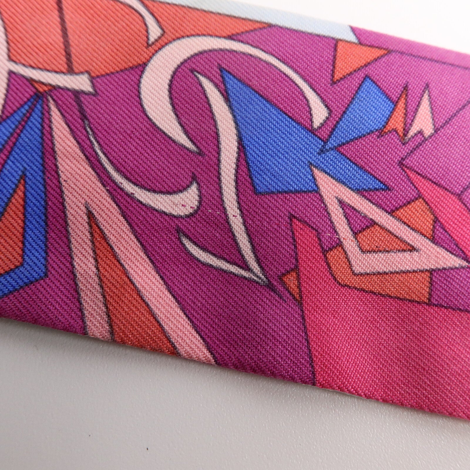 HERMES 絲質Twilly絲巾Pink