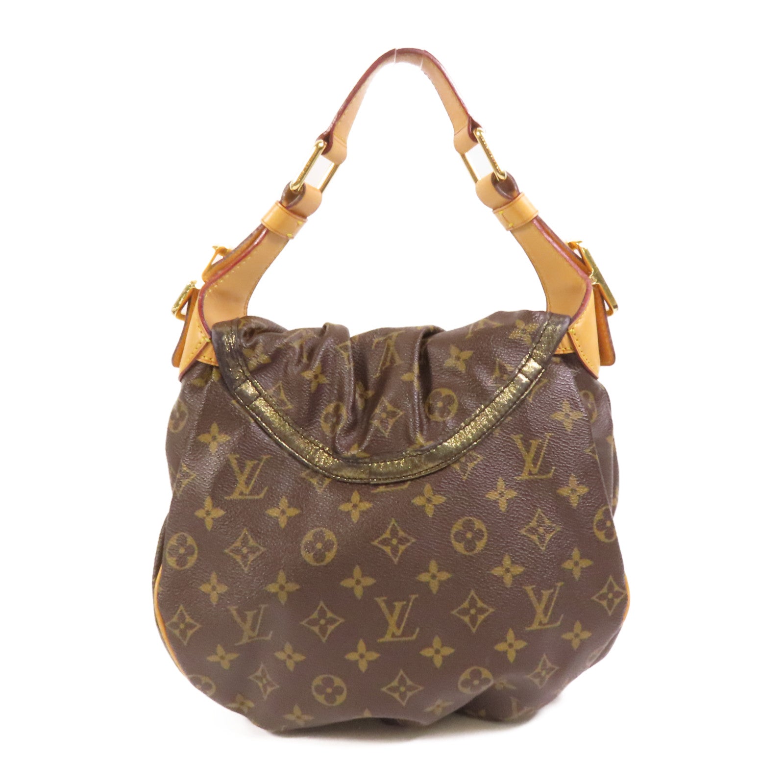 LOUIS VUITTON Monogram Kalahair PM金扣肩背袋