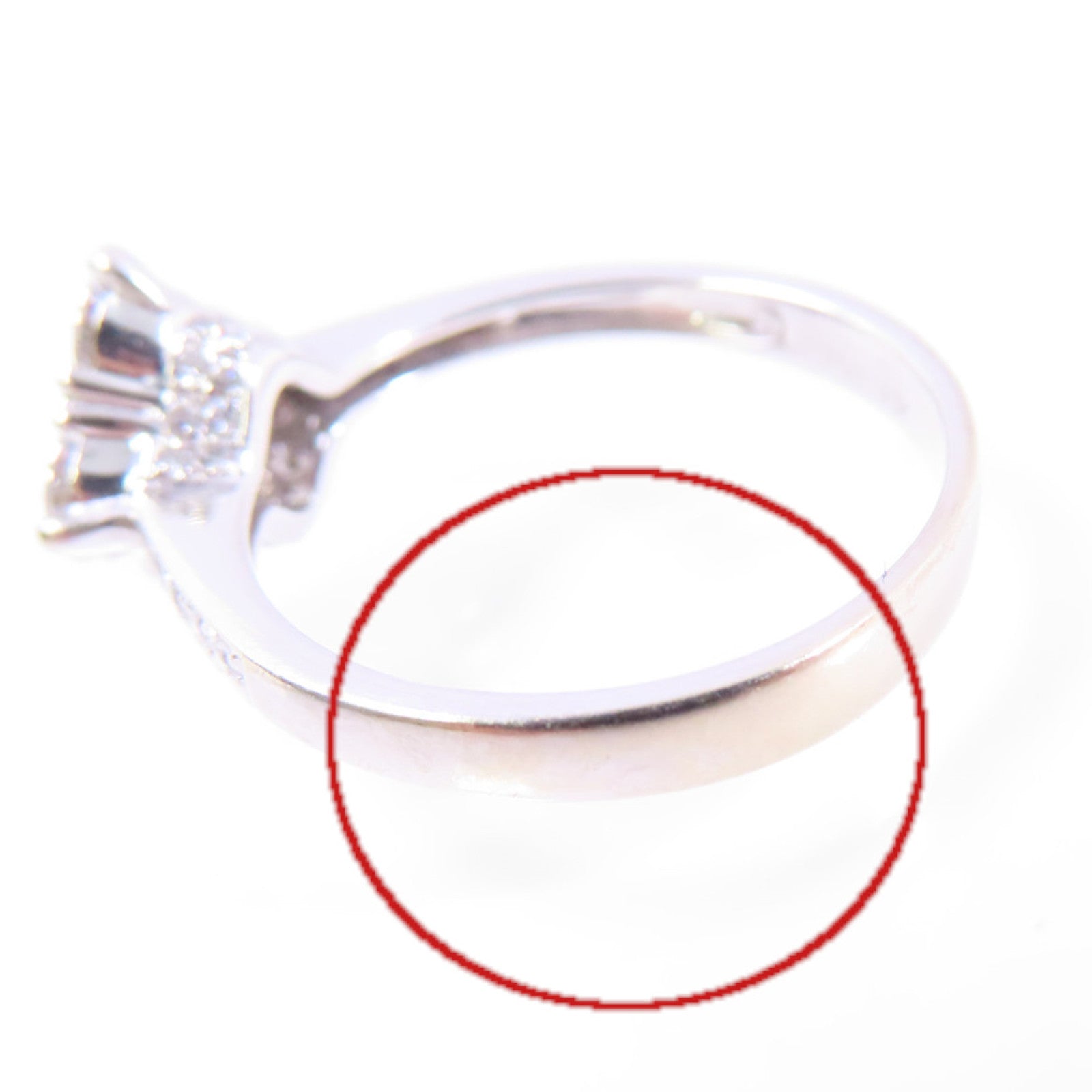 JEWELRY Diamond Ring US#5.75 18K White Gold