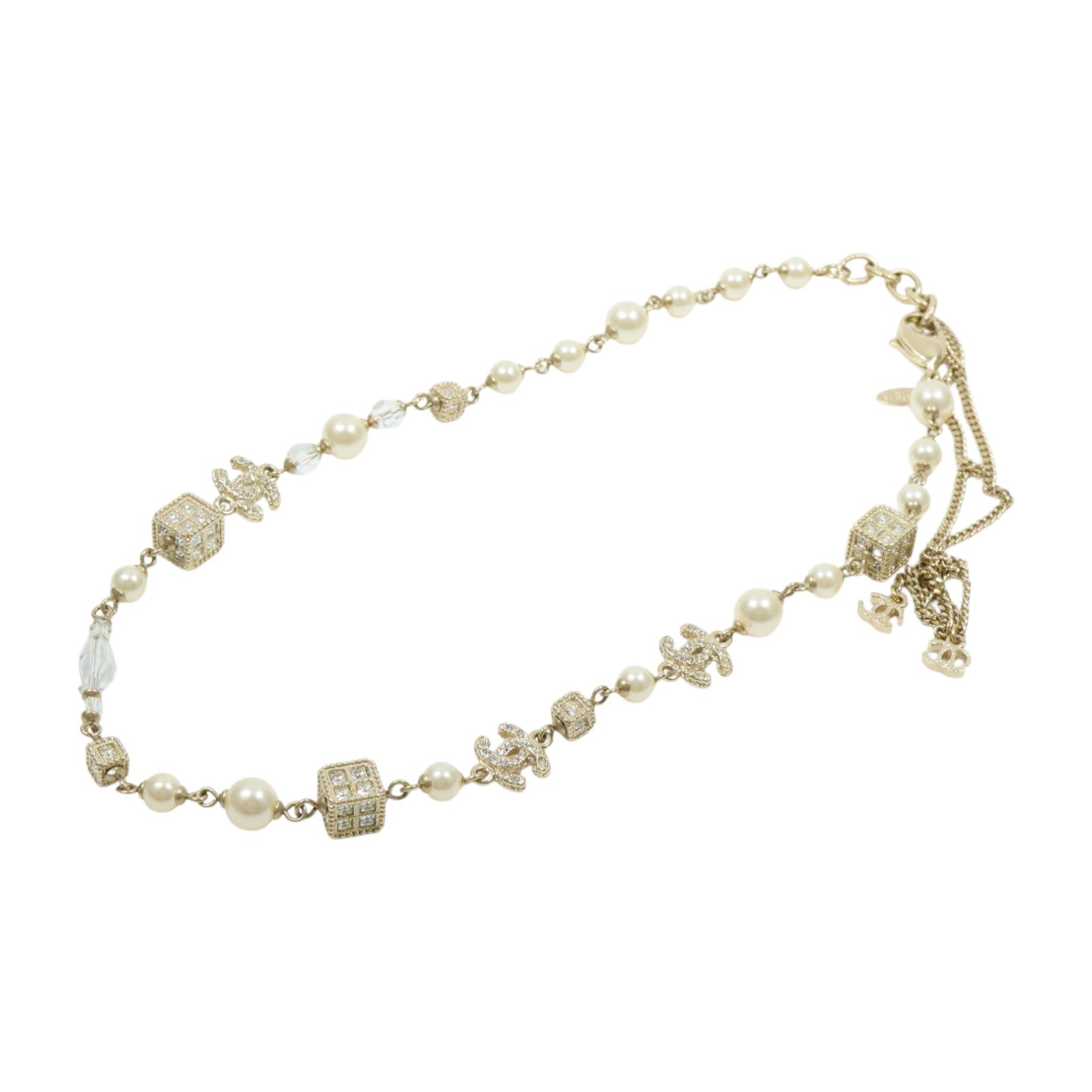 CHANEL 金屬/PVC Necklace項鍊