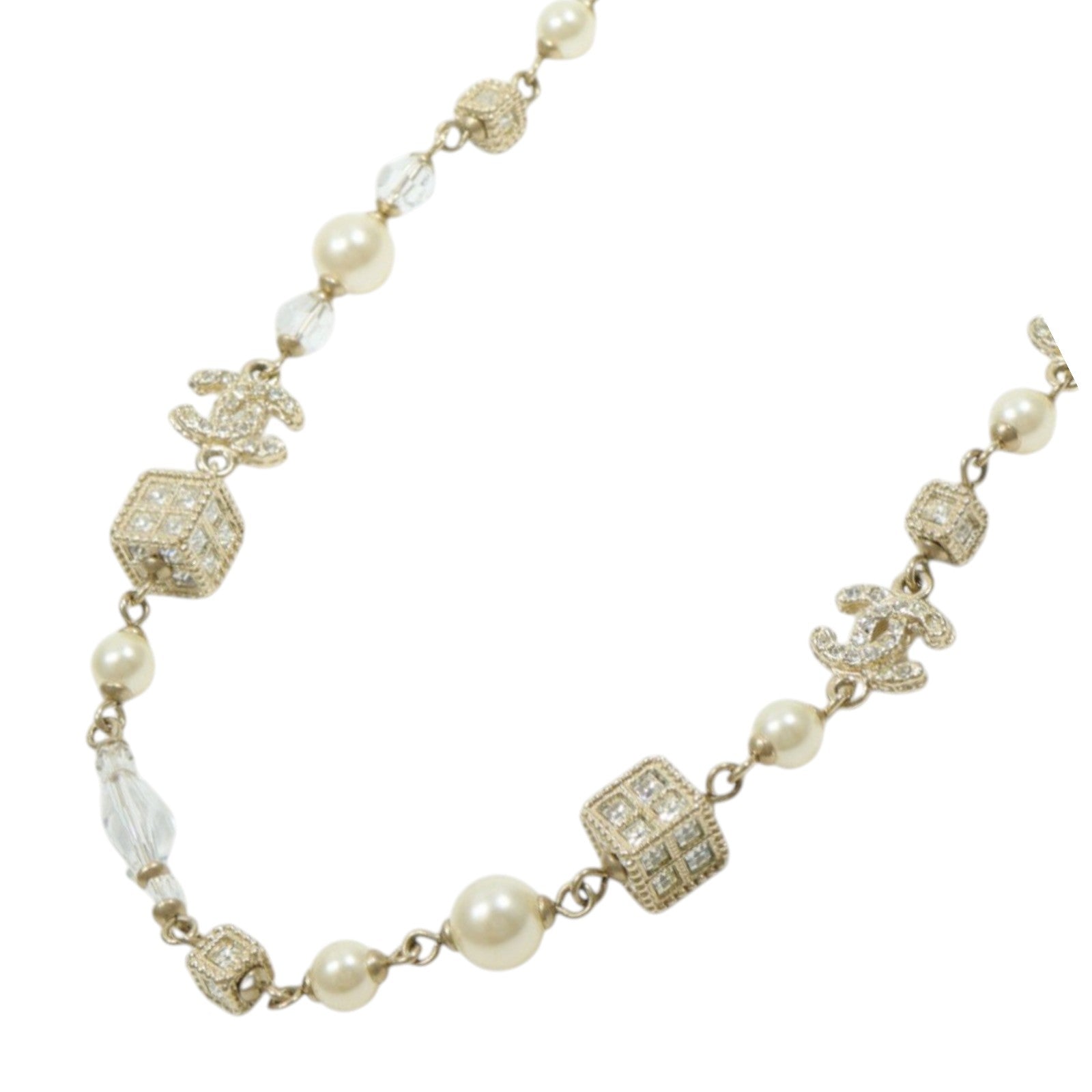 CHANEL 金屬/PVC Necklace項鍊