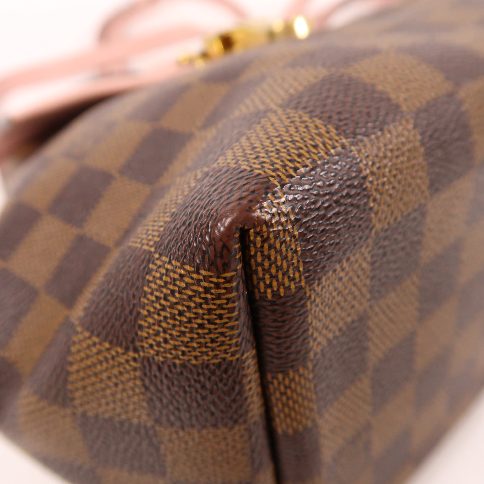 LOUIS VUITTON Damier Ebene Clapton Backpack金扣背包