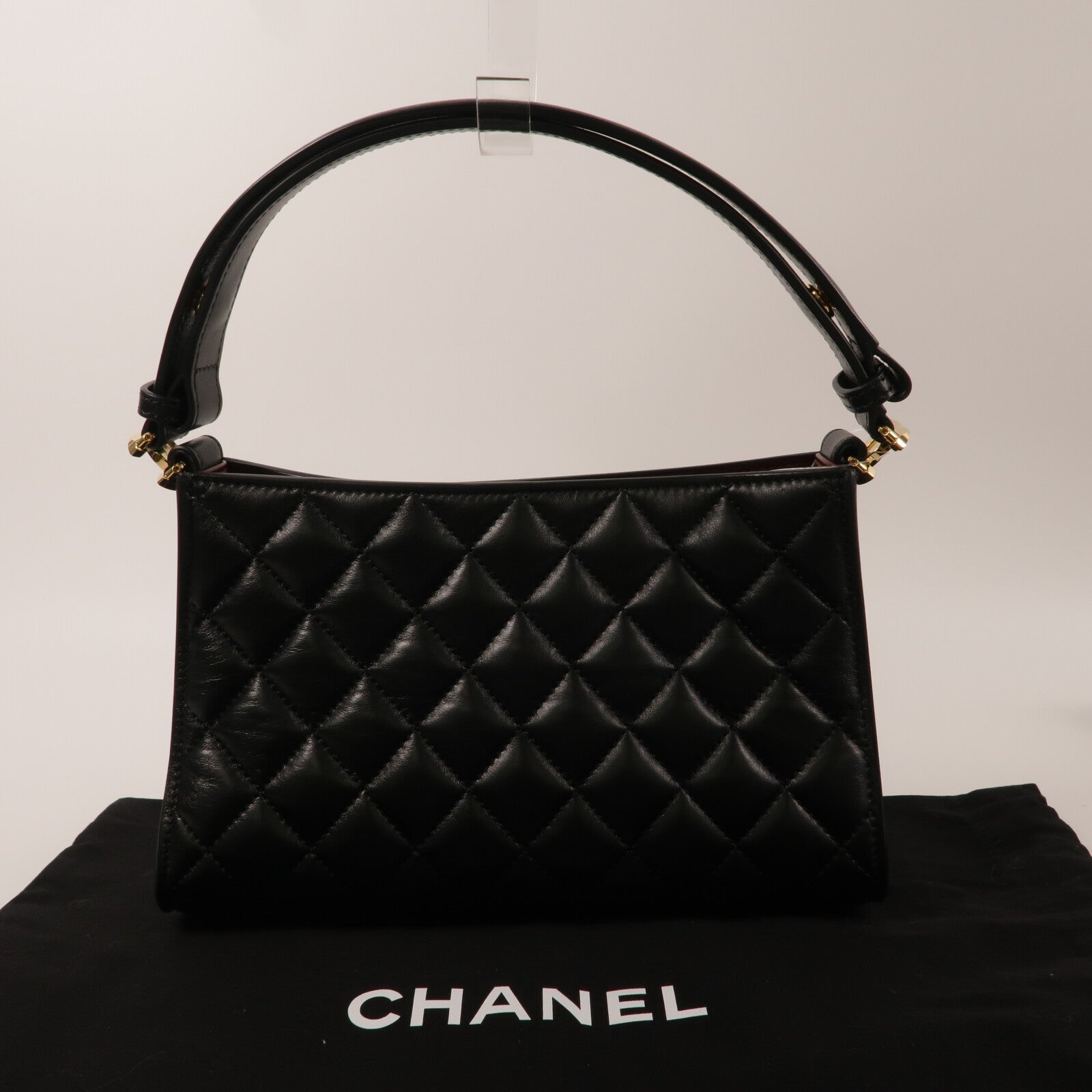 CHANEL 牛皮皮革Hobo肩背袋
