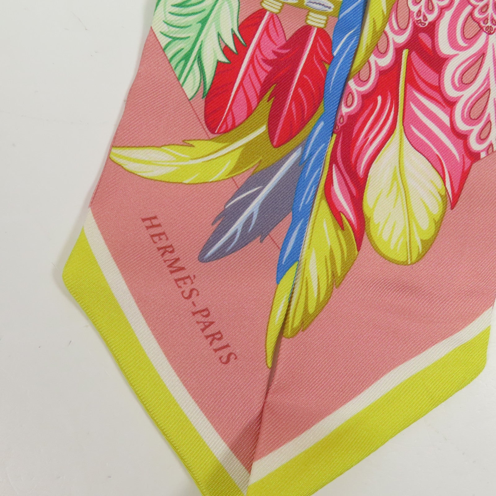 HERMES 絲質Twilly絲巾