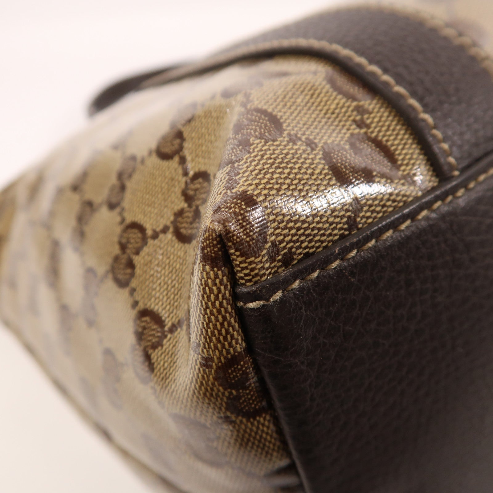 GUCCI PVC Shoulder Bag金扣肩背袋