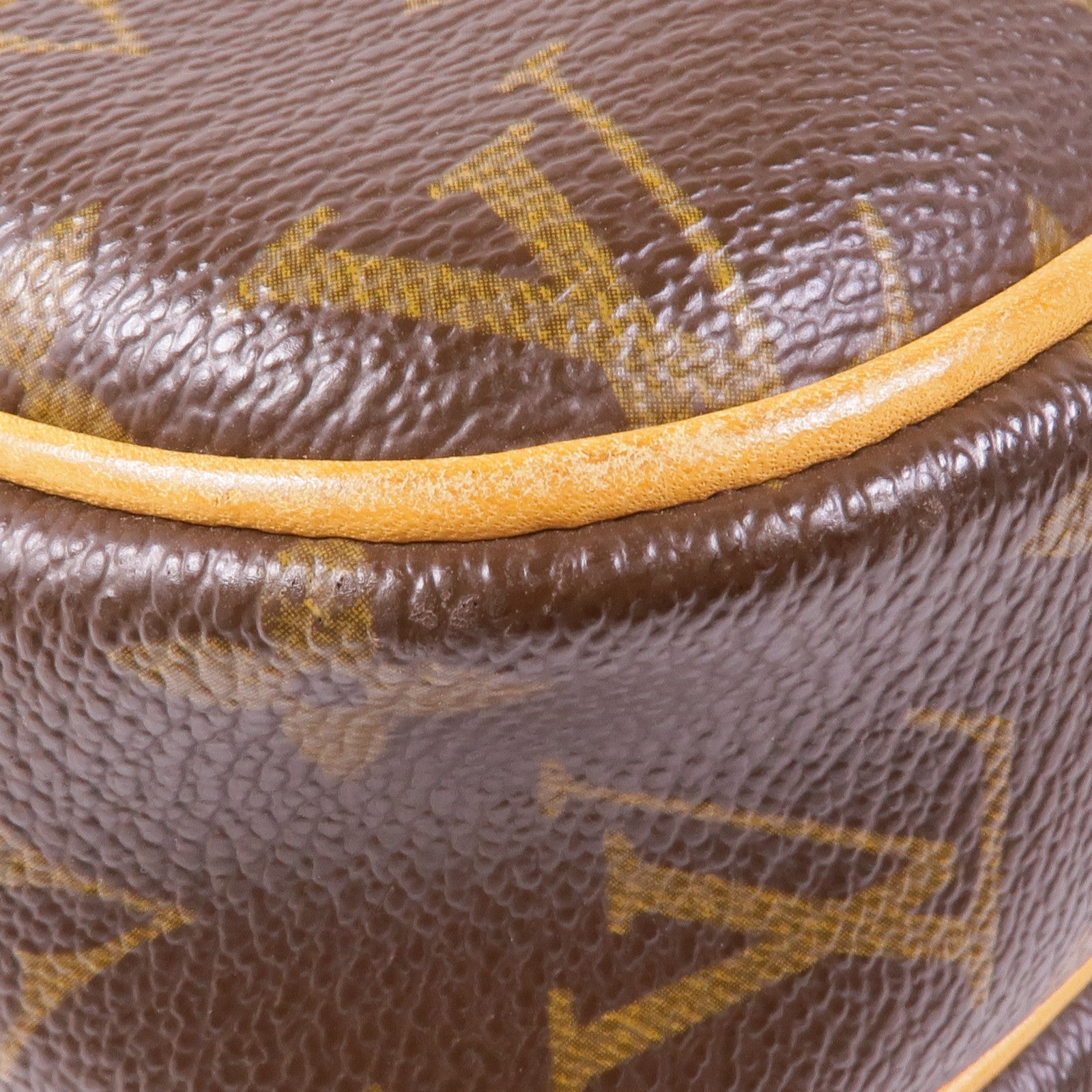 LOUIS VUITTON Monogram Reporter PM金扣肩背袋棕色