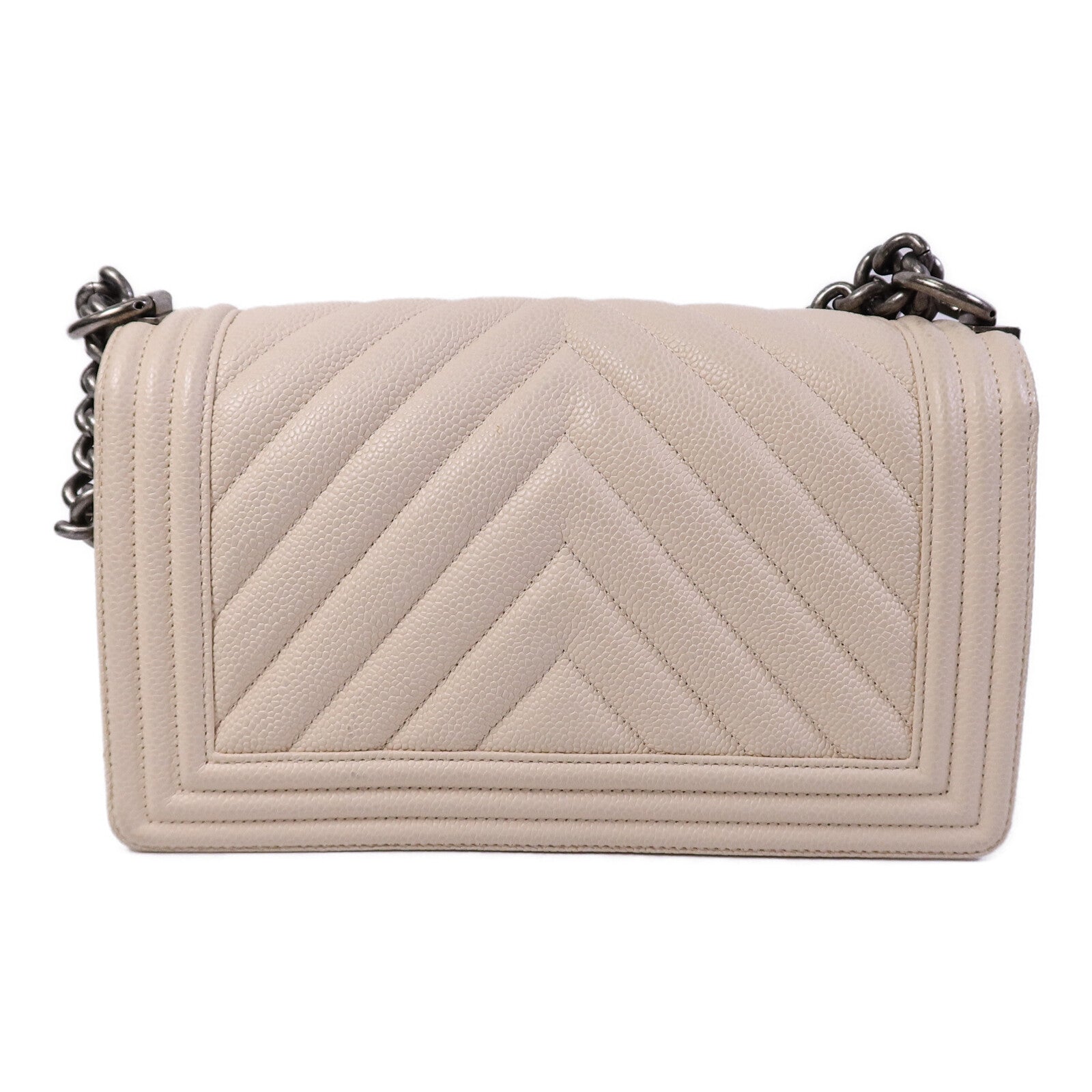 CHANEL 【激減優惠】牛皮皮革Boy 25鏈帶肩背袋