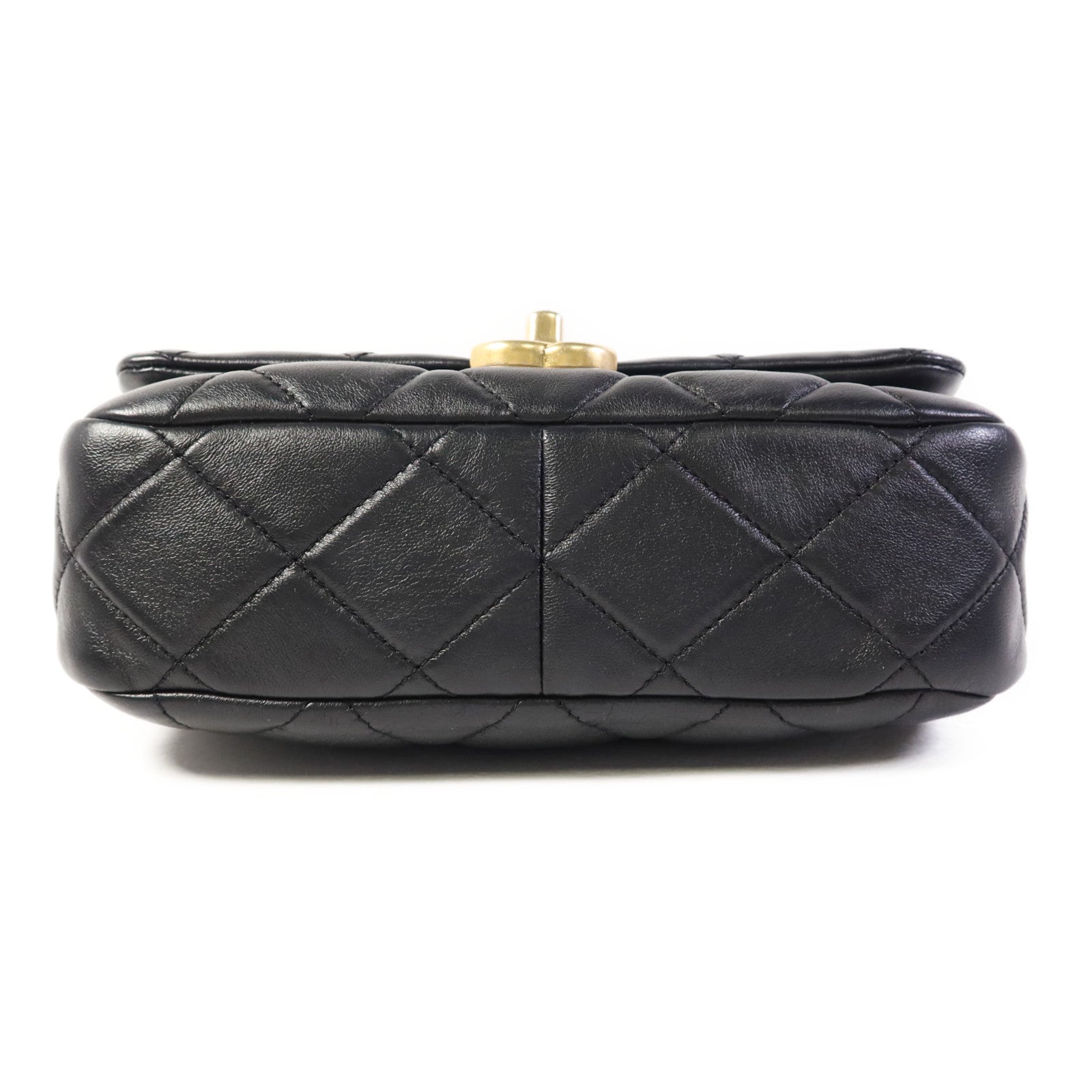 CHANEL 羊皮皮革Chain Shoulder Bag金扣鏈帶肩背袋