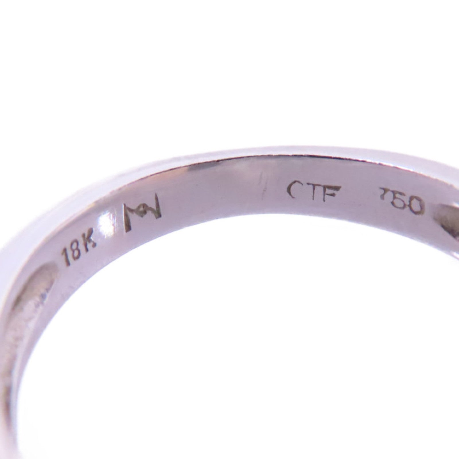 JEWELRY Pearl Ring US#4.75 18K White Gold