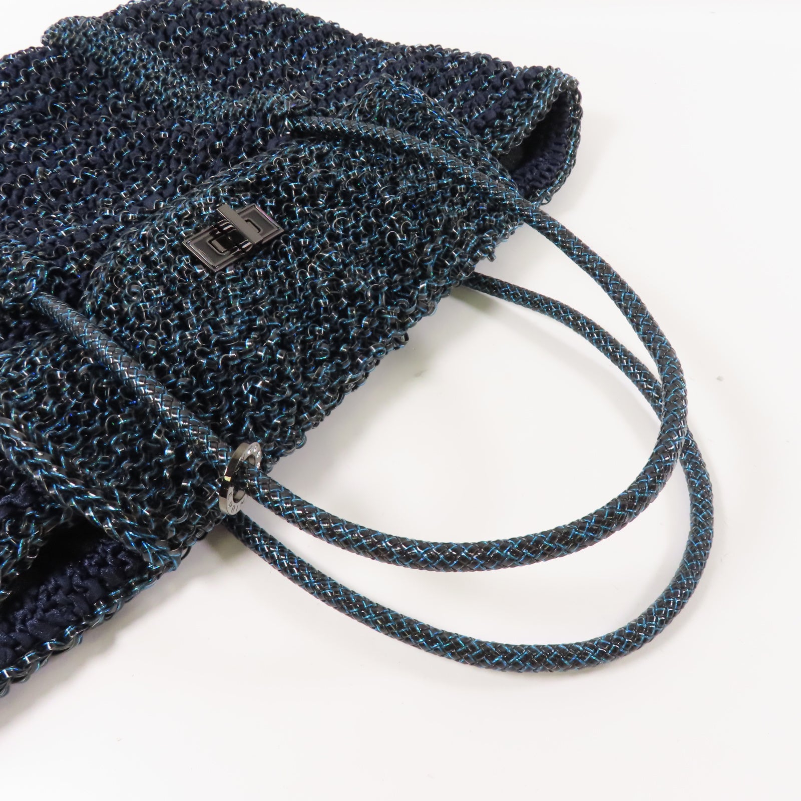 ANTEPRIMA PVC Wirebag肩背袋藍色