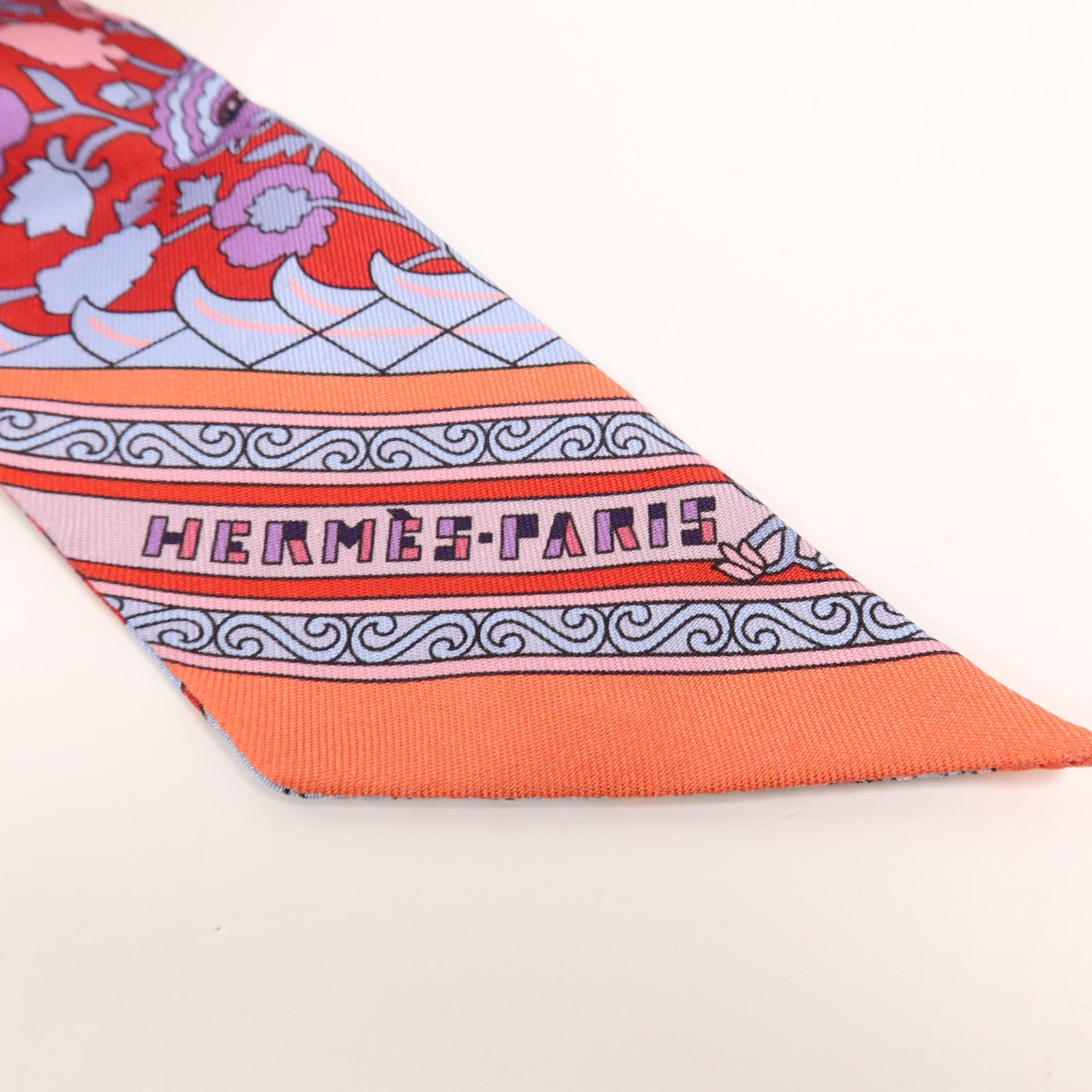 HERMES 絲質Twilly絲巾