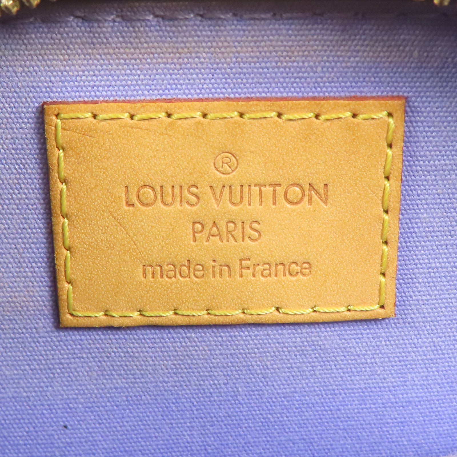 LOUIS VUITTON Vernis Alma BB金扣手挽肩背兩用袋