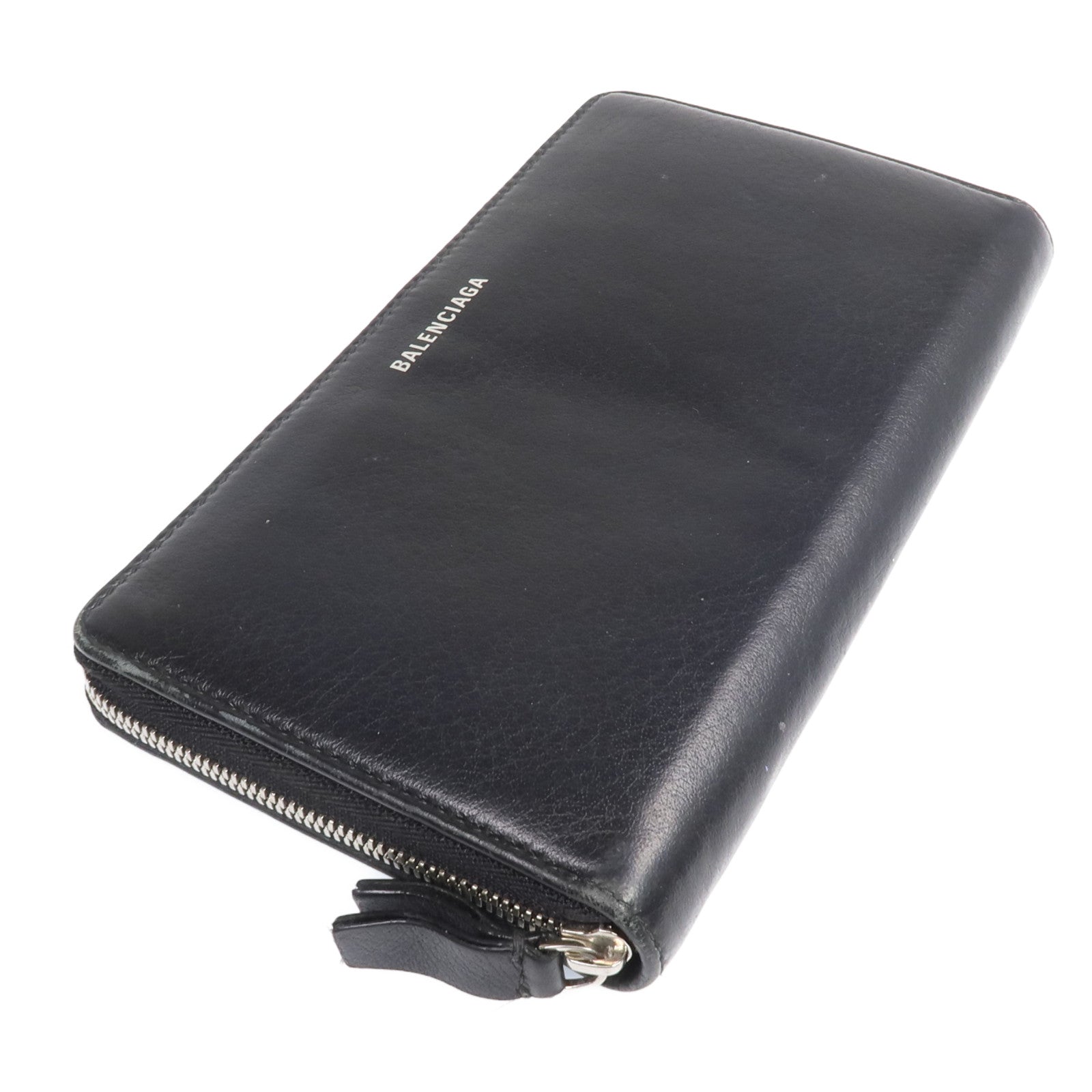BALENCIAGA 牛皮皮革Long Wallet銀扣長錢包