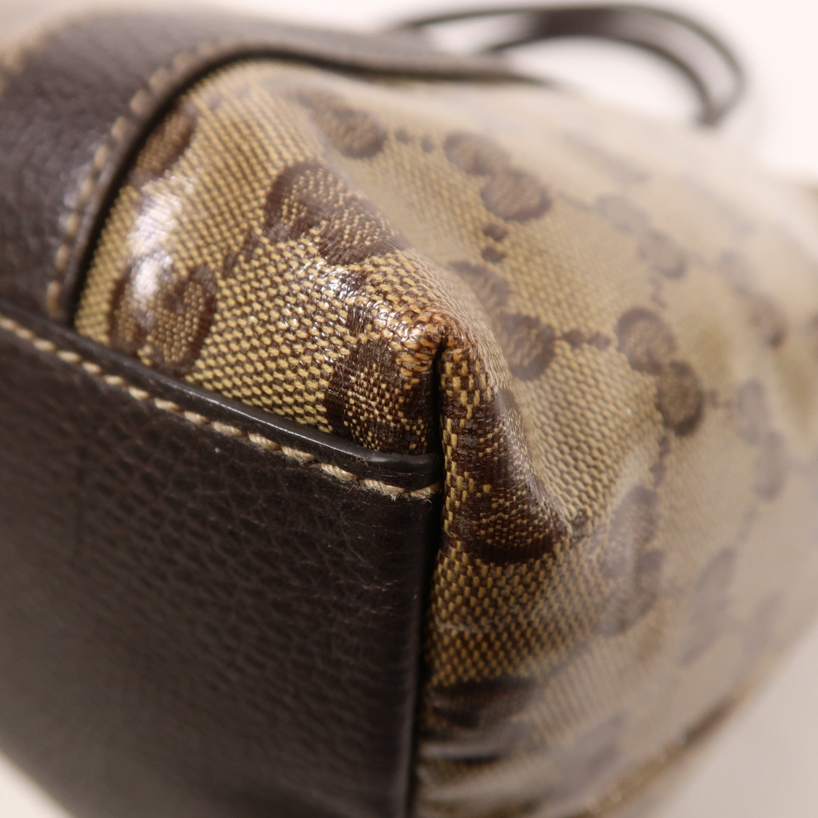 GUCCI PVC Shoulder Bag金扣肩背袋