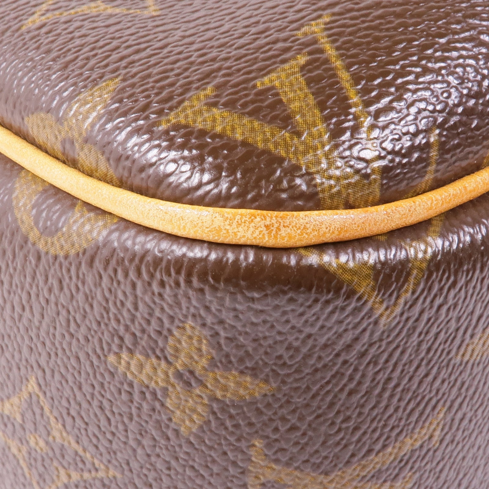 LOUIS VUITTON Monogram Reporter PM金扣肩背袋棕色