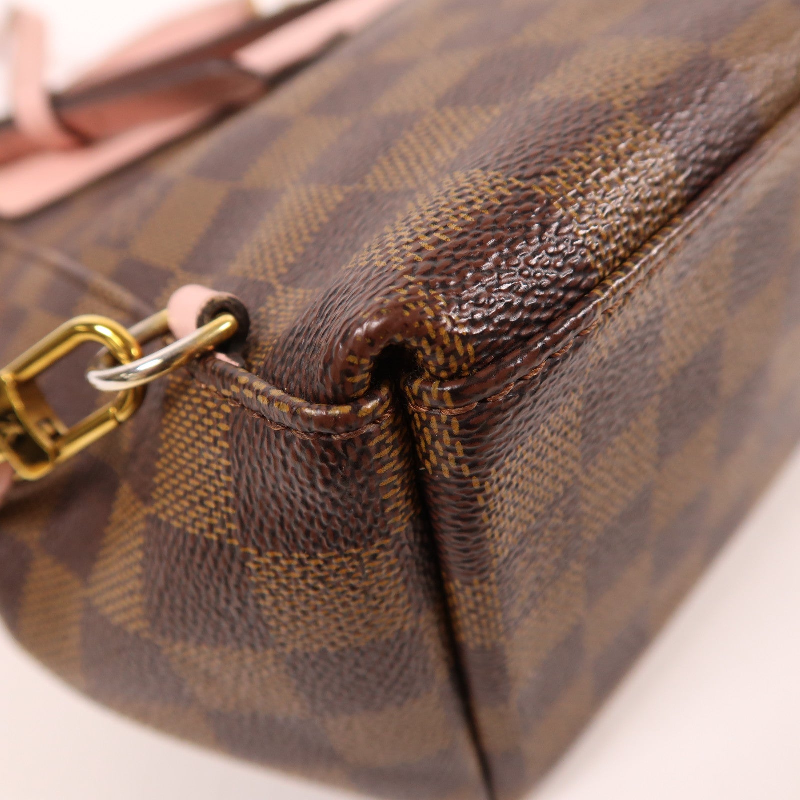 LOUIS VUITTON Damier Ebene Clapton Backpack金扣背包