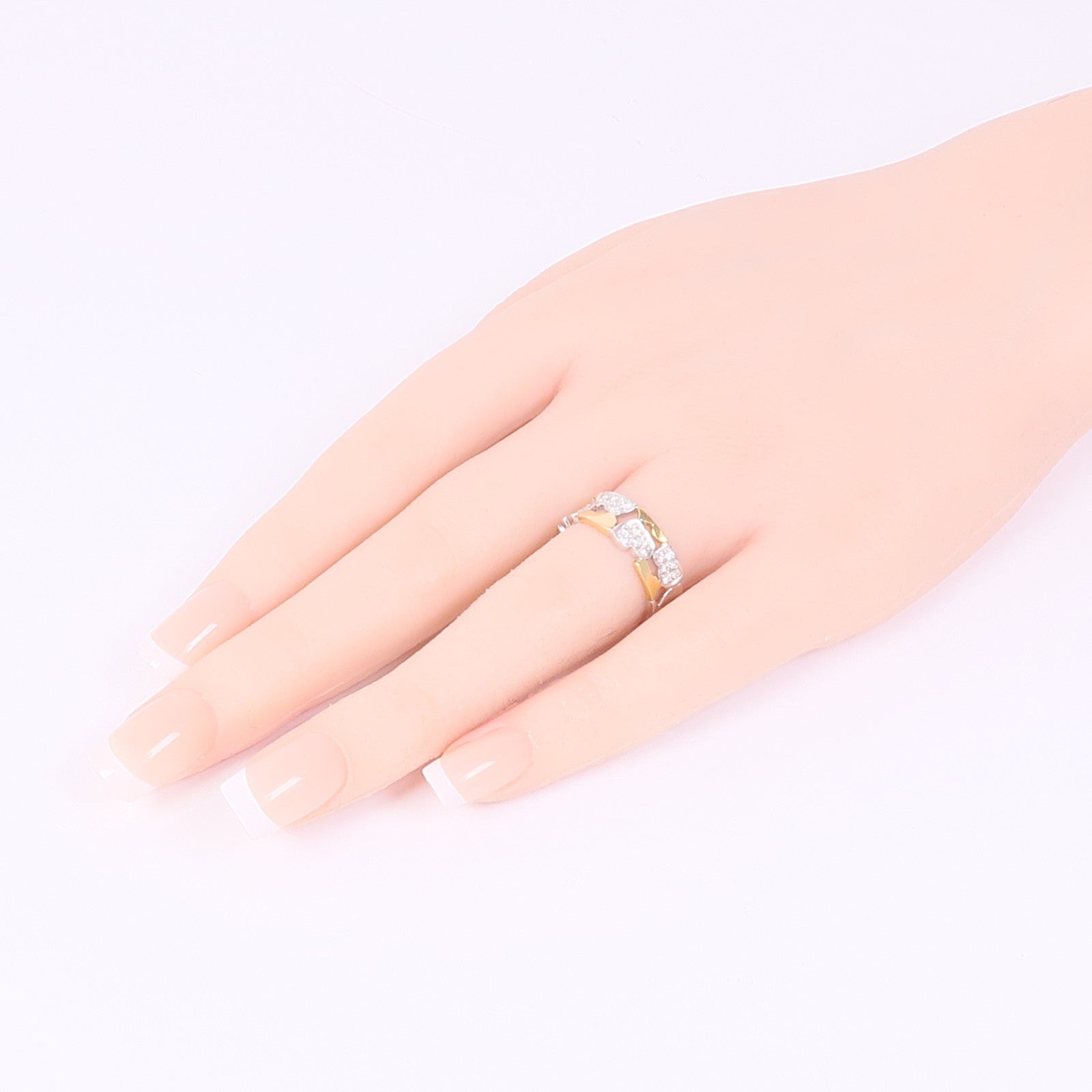 JEWELRY 18K黃金/白金Diamond Ring鑽石戒指US#6.75