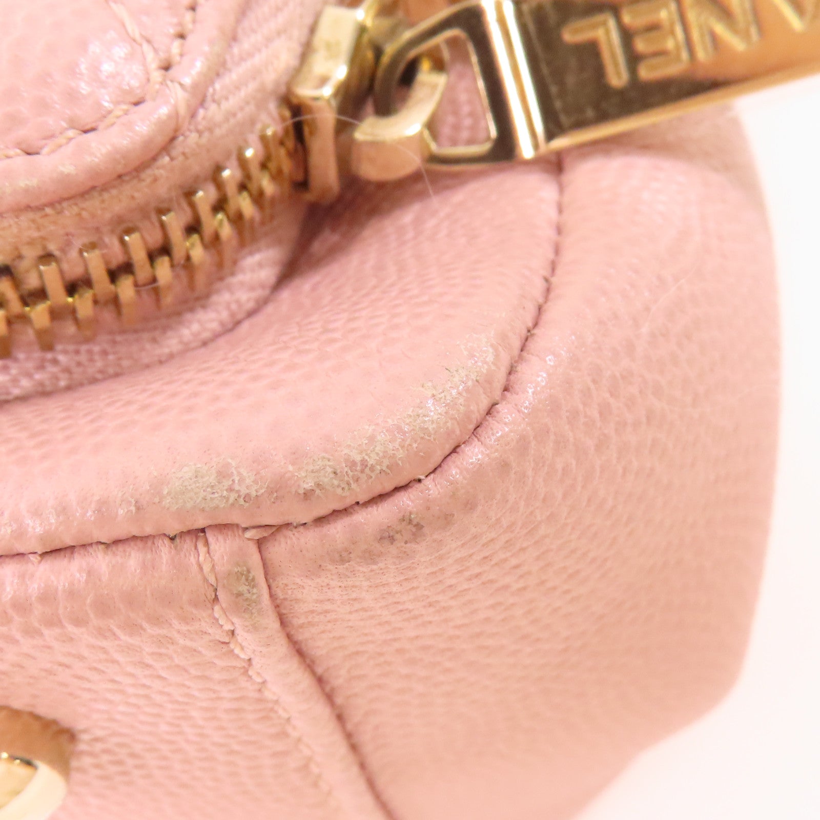 CHANEL 牛皮皮革Business Affinity Bag金扣鏈帶手挽肩背兩用袋