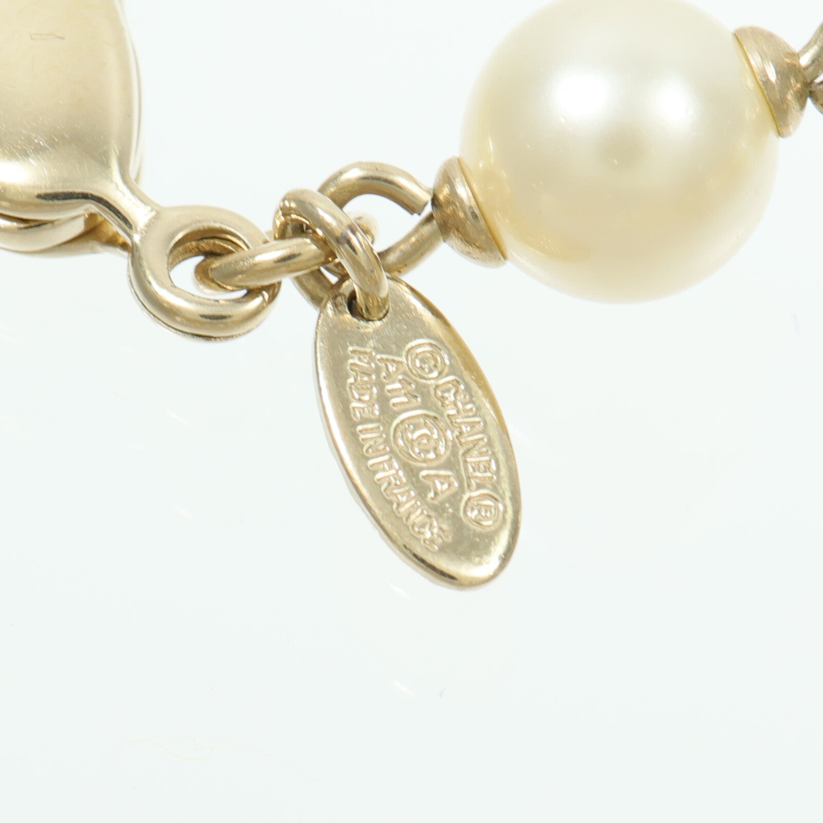 CHANEL 金屬/PVC Necklace項鍊