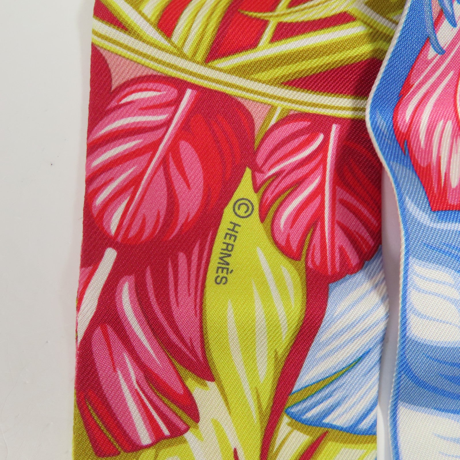 HERMES 絲質Twilly絲巾