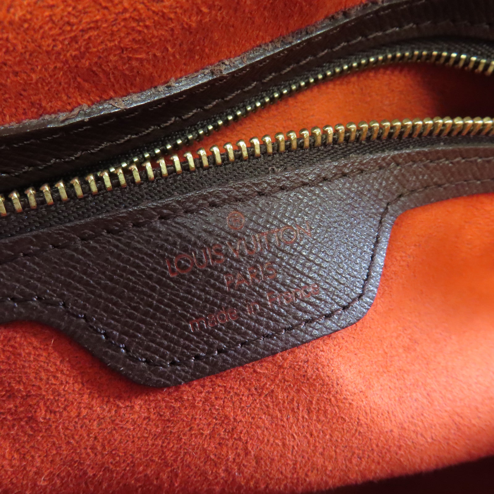 LOUIS VUITTON Damier Triana Handbag金扣手挽袋啡色