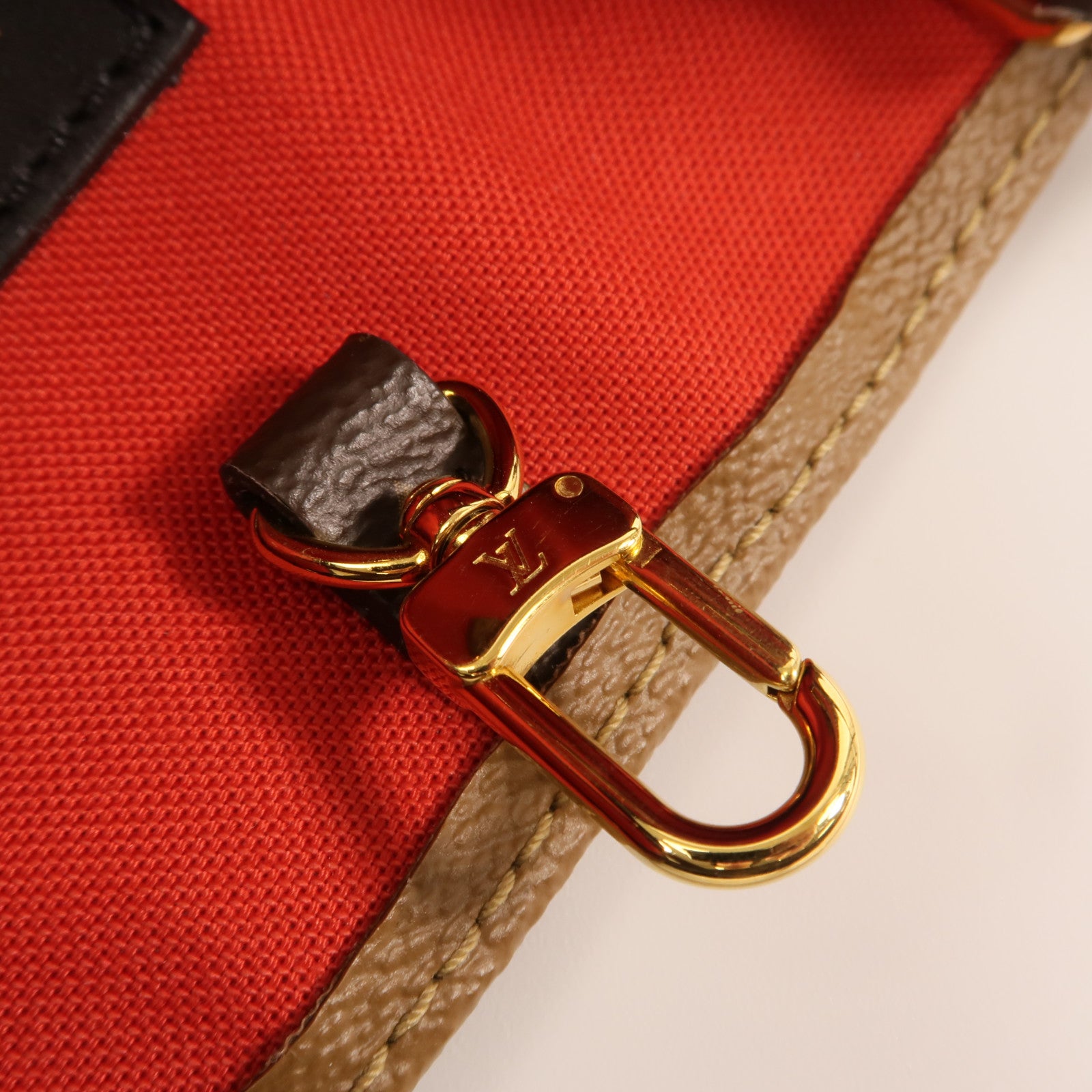 LOUIS VUITTON Monogram Giant OnTheGo GM金扣手挽肩背兩用袋