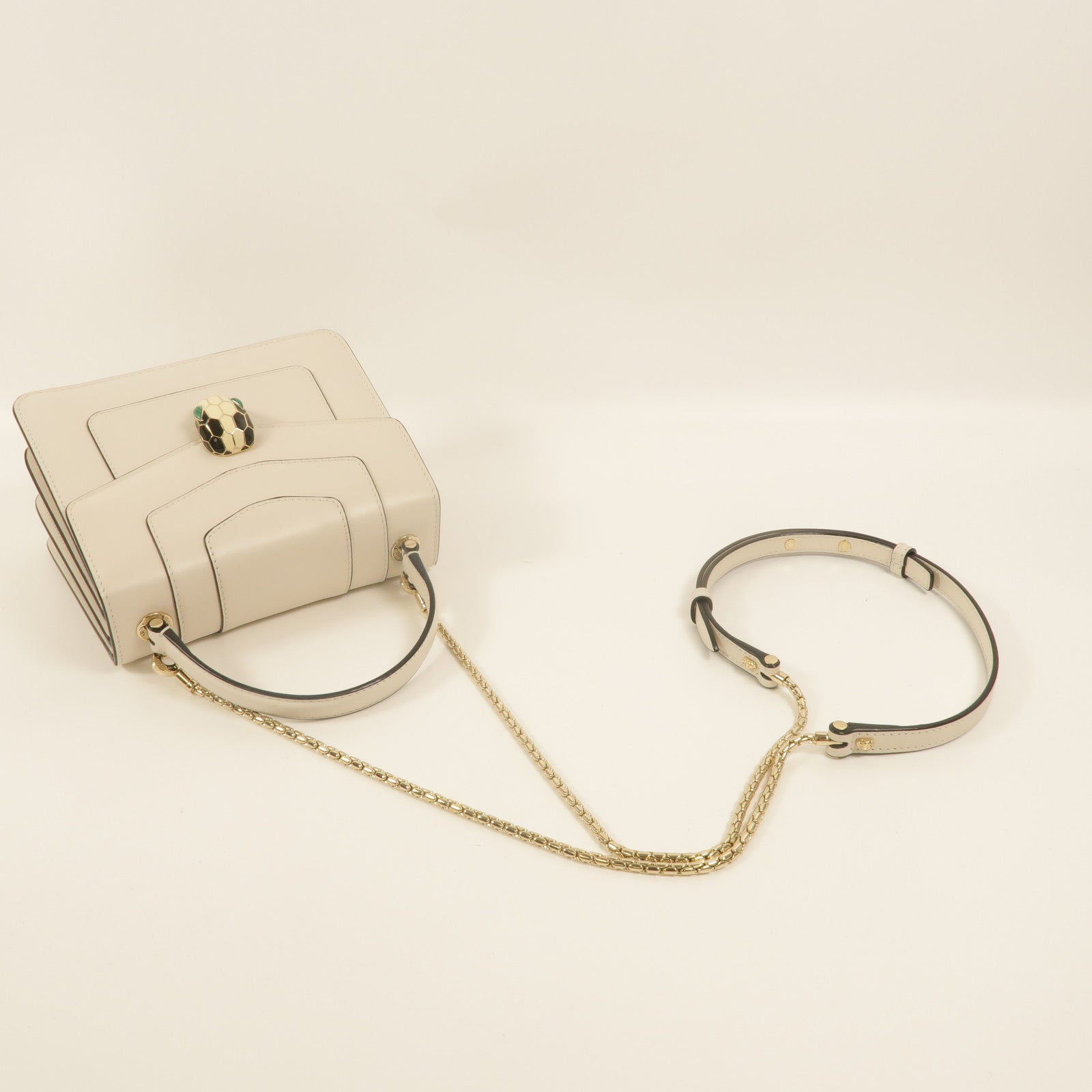 BVLGARI 牛皮皮革Serpenti Forever Top-Handle Bag手挽肩背兩用袋