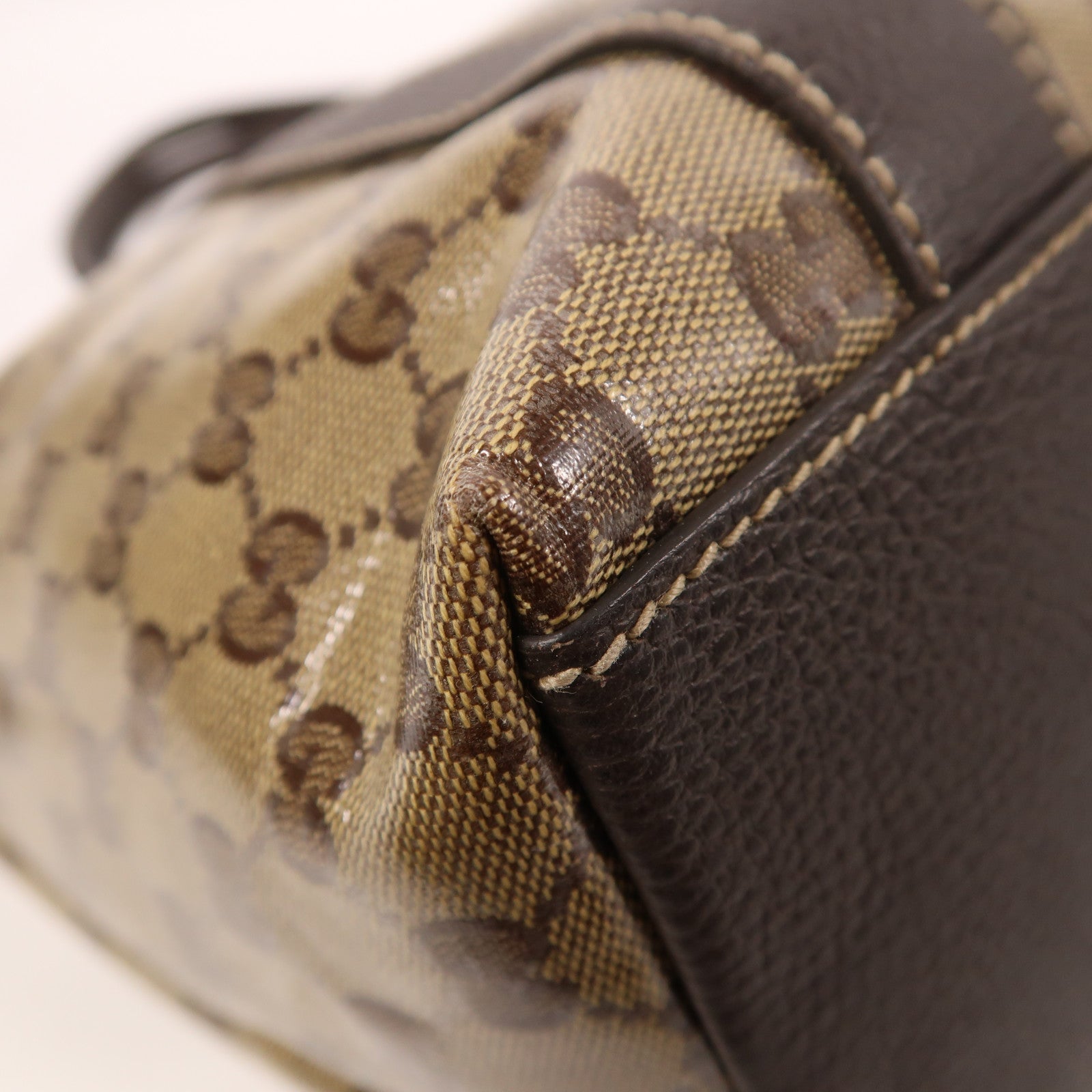 GUCCI PVC Shoulder Bag金扣肩背袋