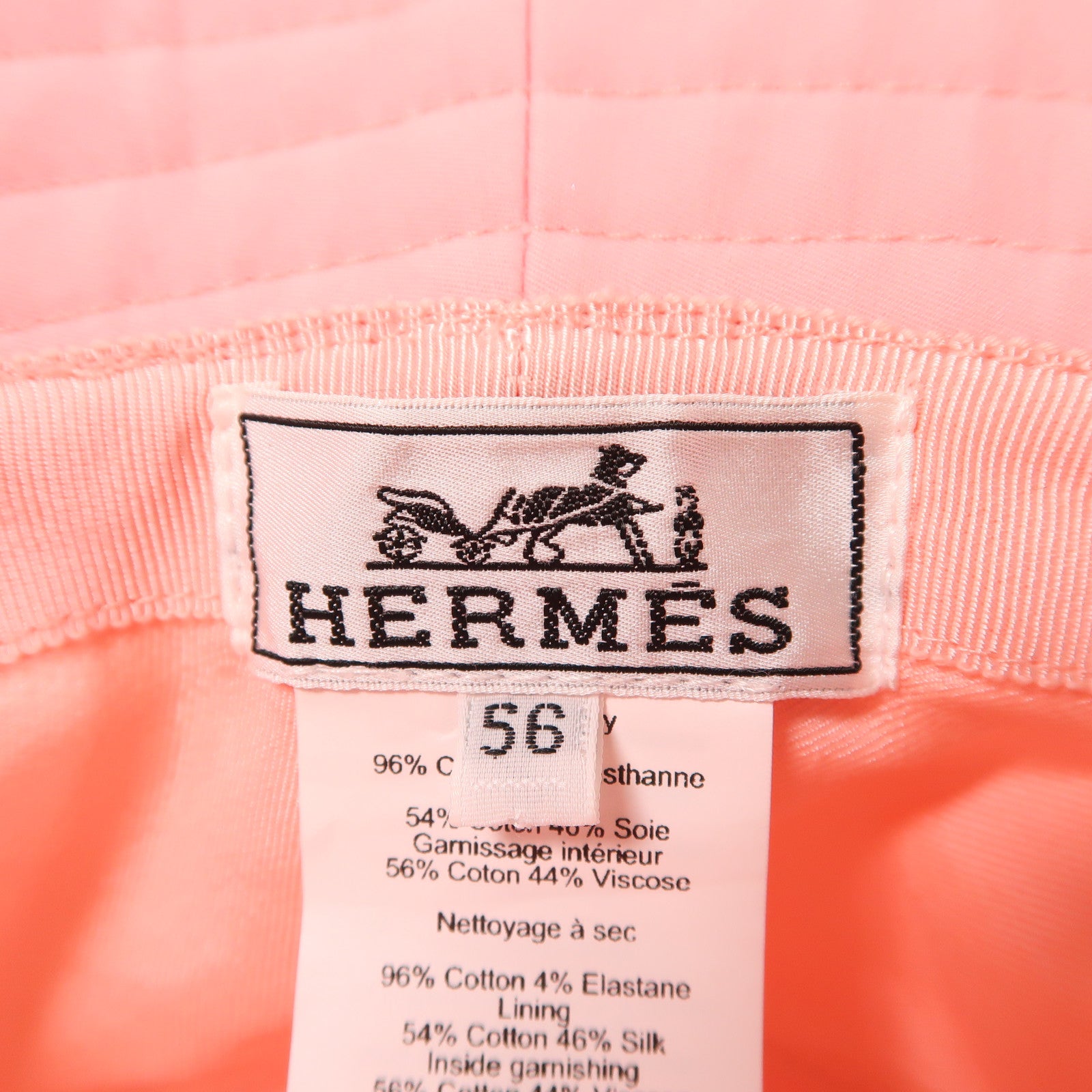 HERMES 棉質/絲質Harper Emile Hermes Bucket Hat帽子