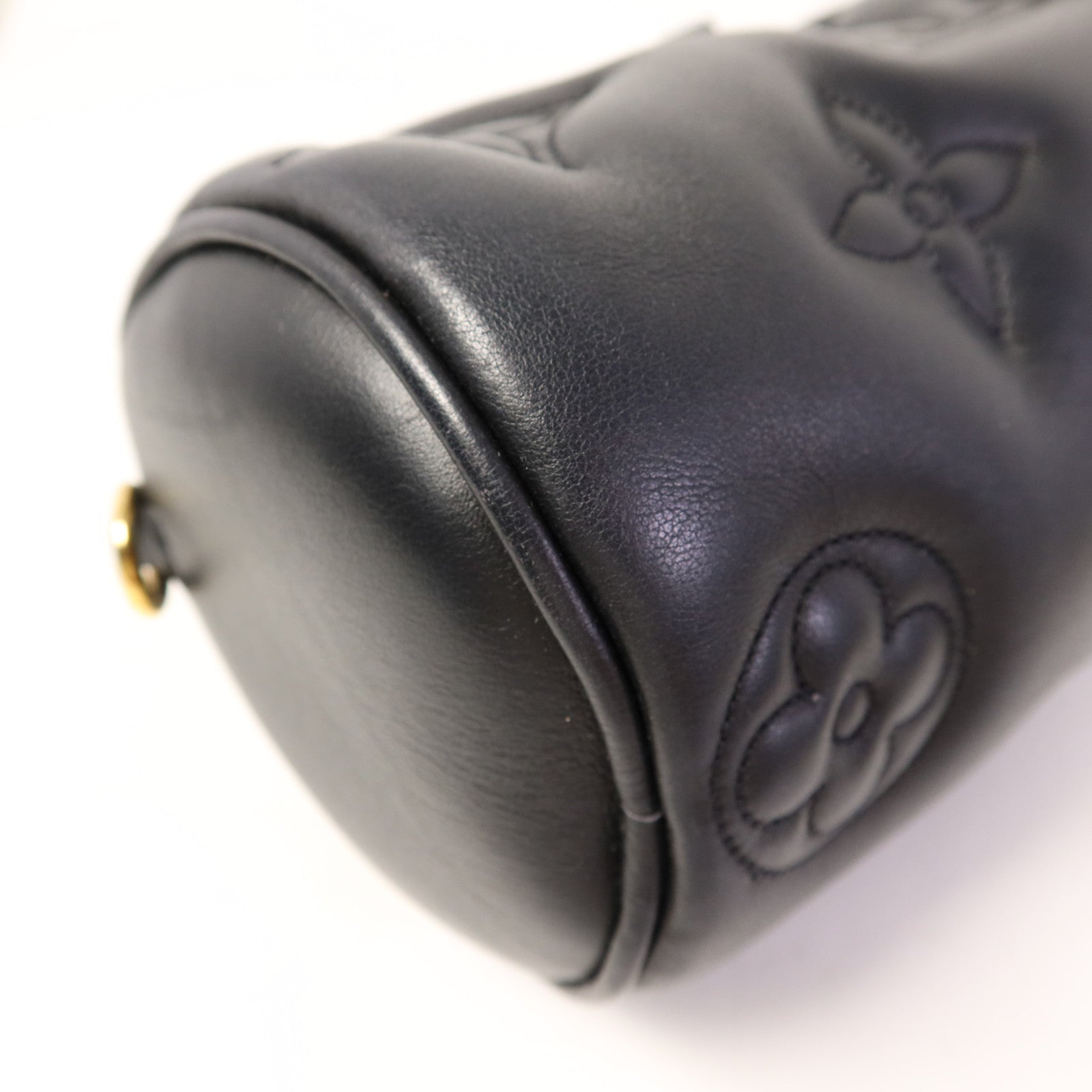 LOUIS VUITTON 牛皮皮革Papillon BB金扣手挽肩背兩用袋