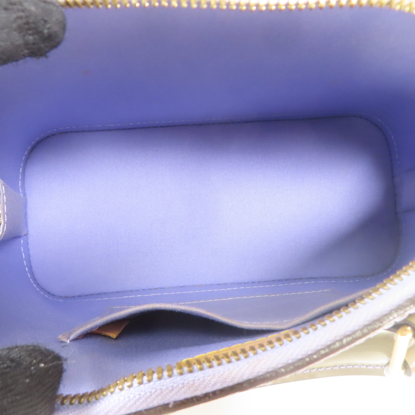 LOUIS VUITTON Vernis Alma BB金扣手挽肩背兩用袋