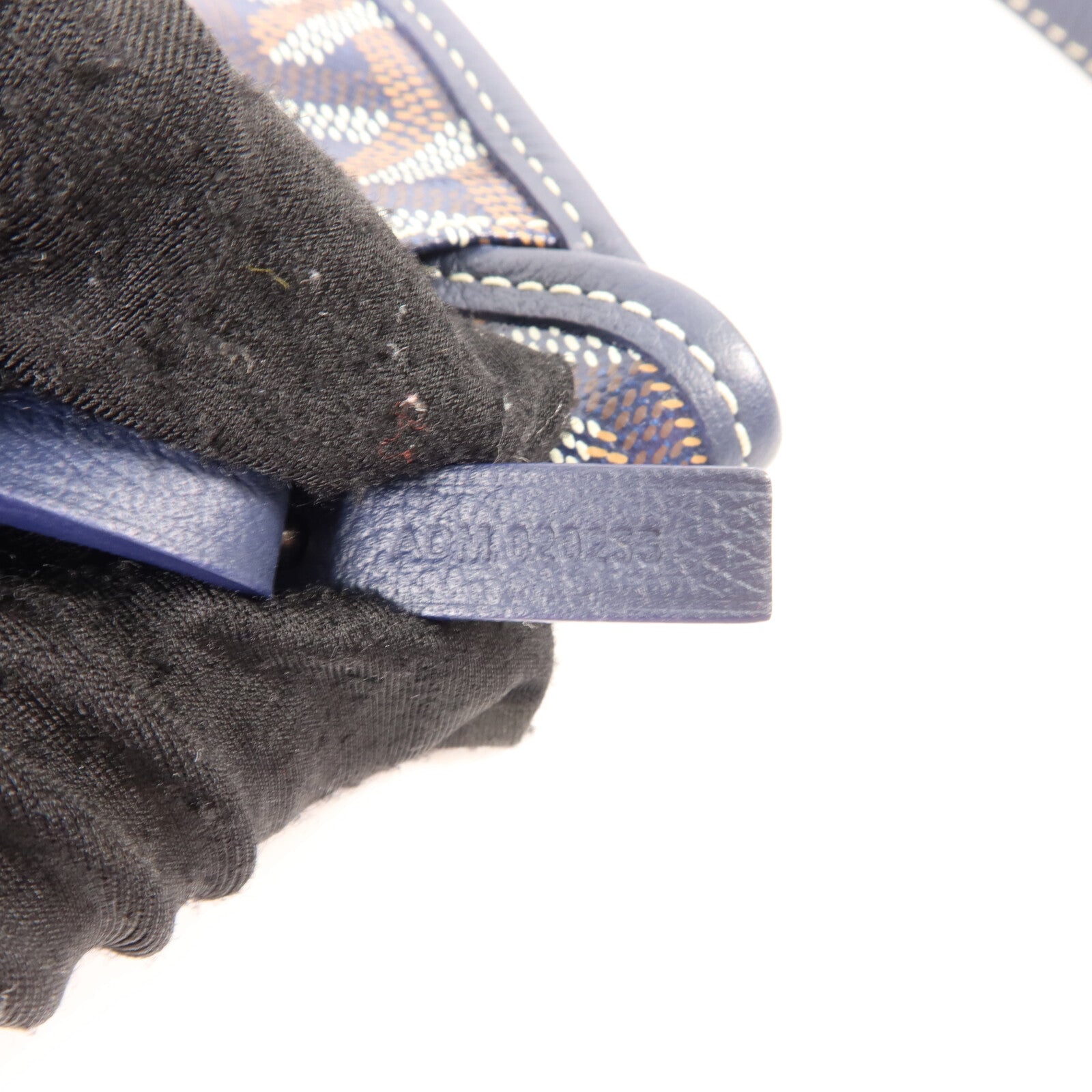 GOYARD 塗層帆布/牛皮皮革Boheme Hobo PM肩背袋