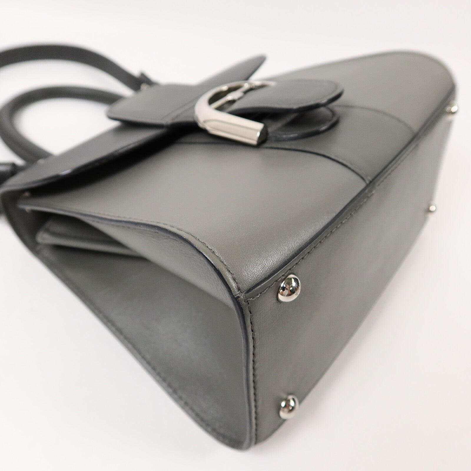 Delvaux 牛皮皮革Brilliant Mini手挽肩背兩用袋
