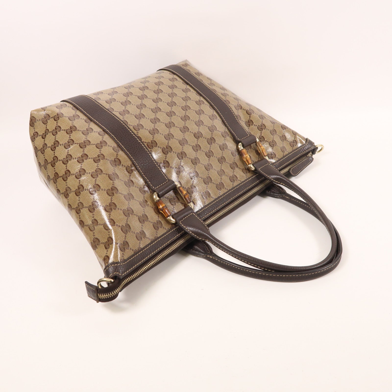 GUCCI PVC Shoulder Bag金扣肩背袋