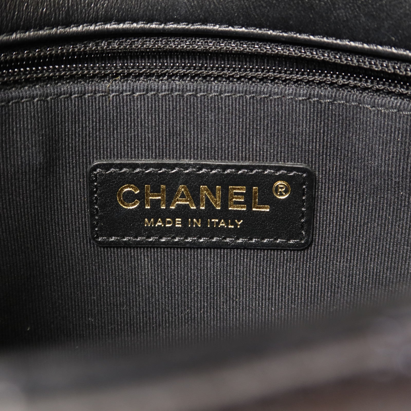 CHANEL 羊皮皮革Chain Shoulder Bag金扣鏈帶肩背袋