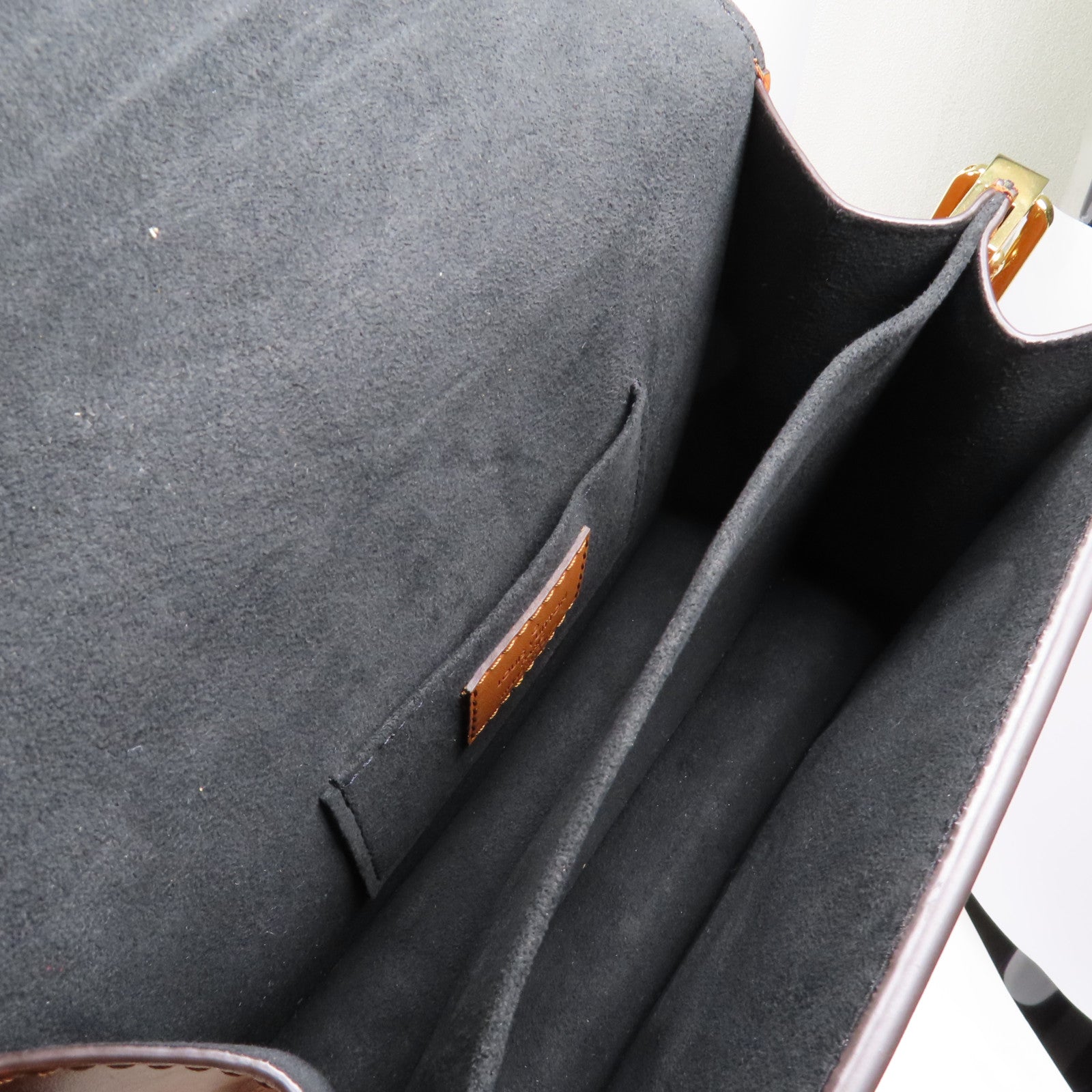 LOUIS VUITTON LV GHW Mini Dauphine Shoulder Bag M44580 Monogram Reverse Brown