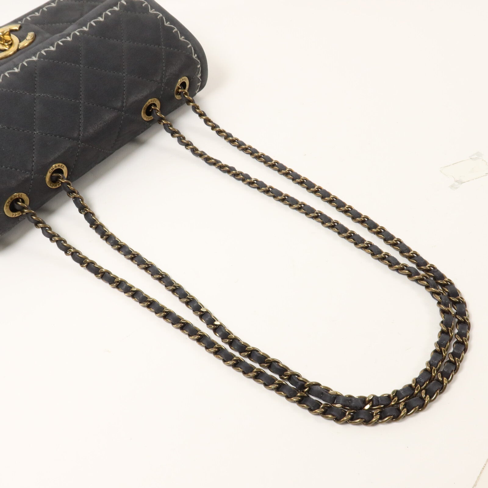 CHANEL 牛皮皮革Chain Shoulder Bag鏈帶肩背袋