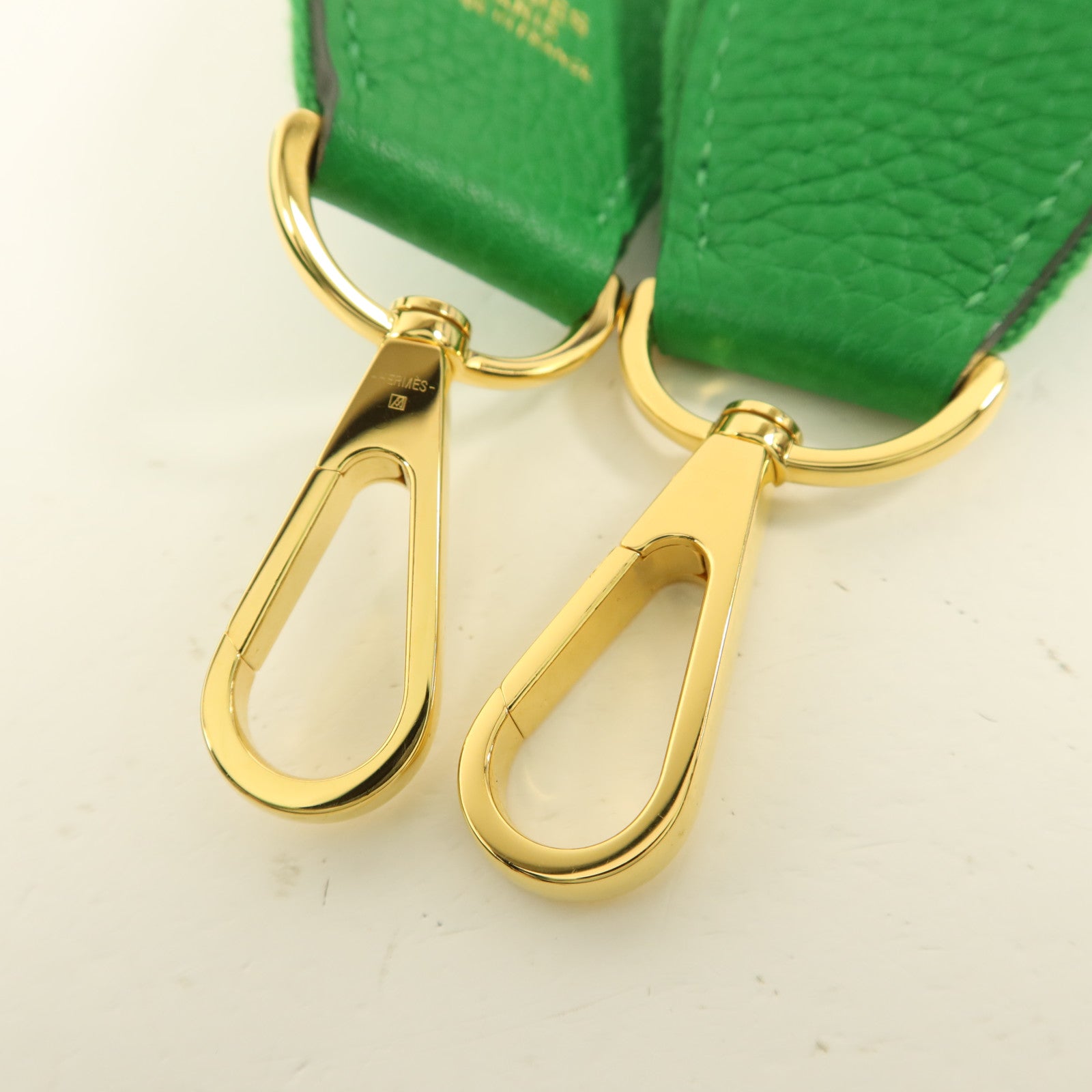 HERMES Clemence皮革Evelyne PM金扣肩背袋