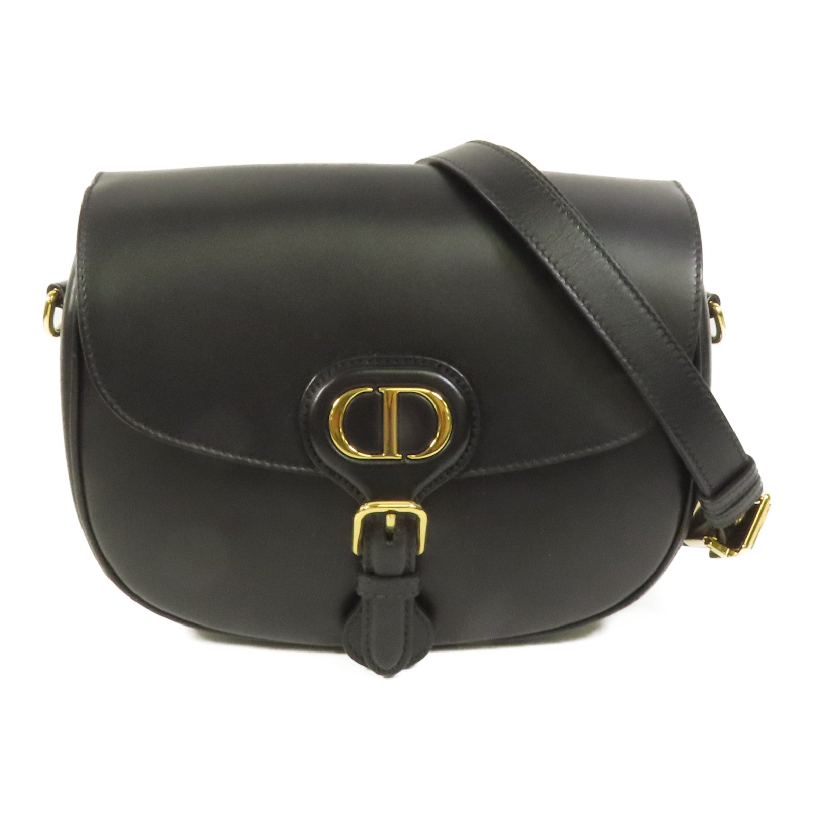 Dior 【激減優惠】牛皮皮革Bobby Bag Medium金扣肩背袋