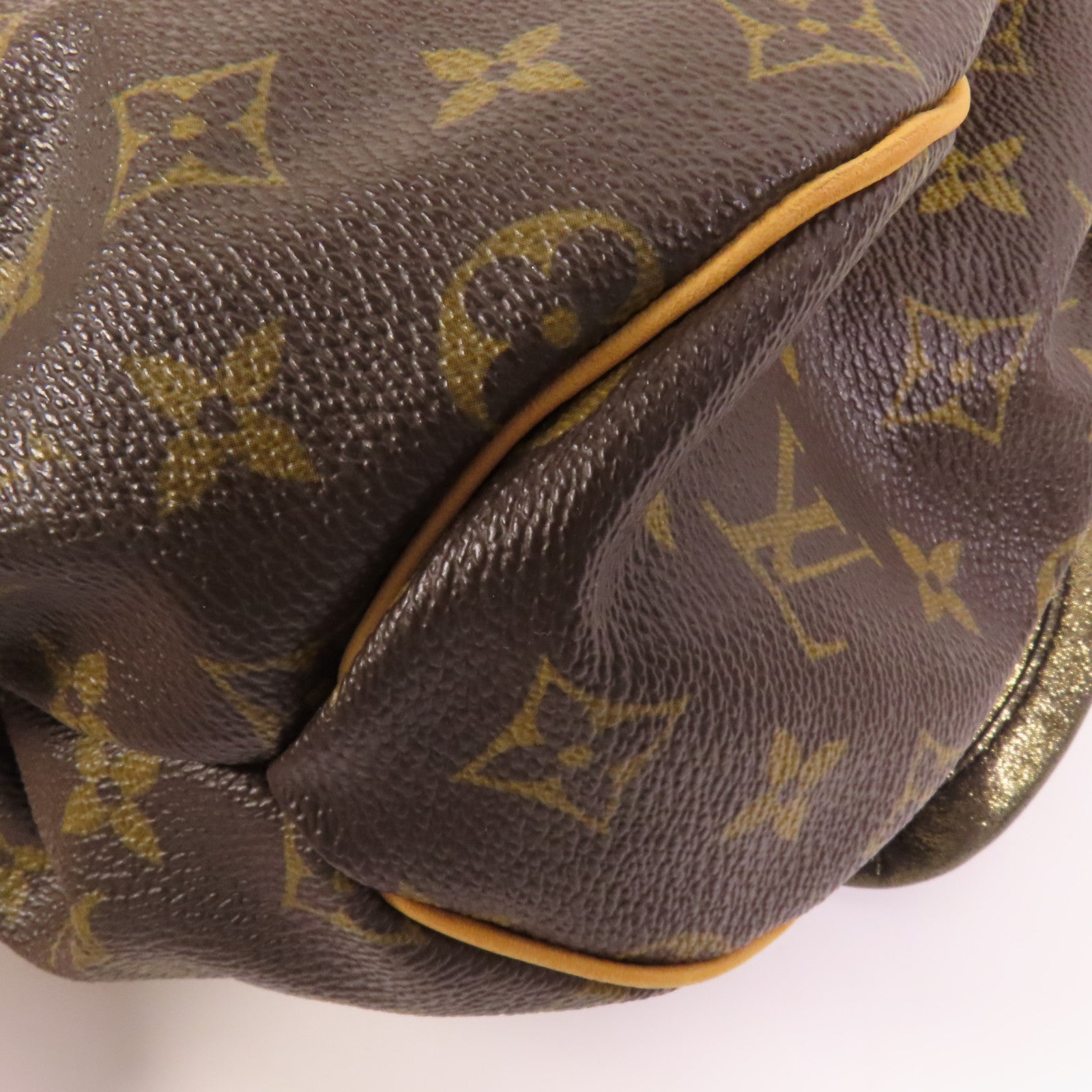 LOUIS VUITTON Monogram Kalahair PM金扣肩背袋