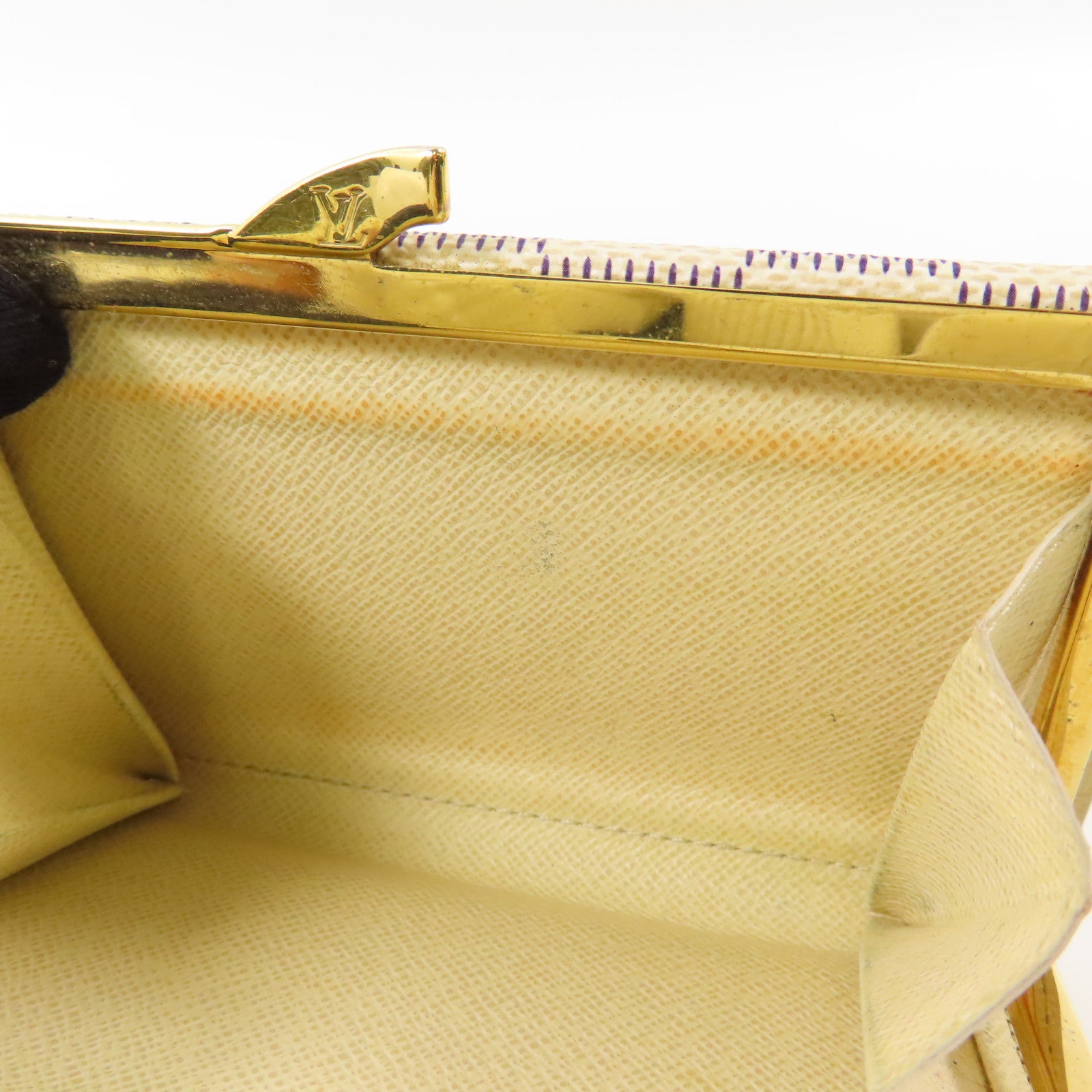 LOUIS VUITTON 【激減優惠】Damier Azur Portefeuille Viennois Wallet金扣錢包