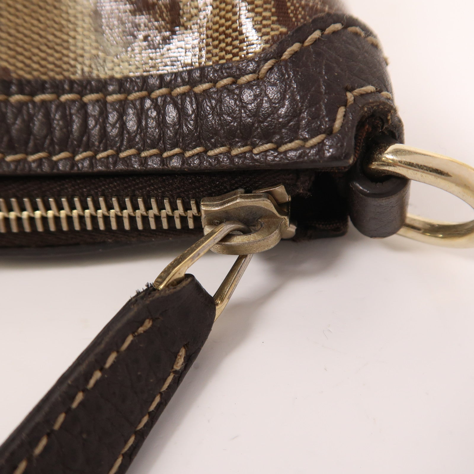 GUCCI PVC Shoulder Bag金扣肩背袋