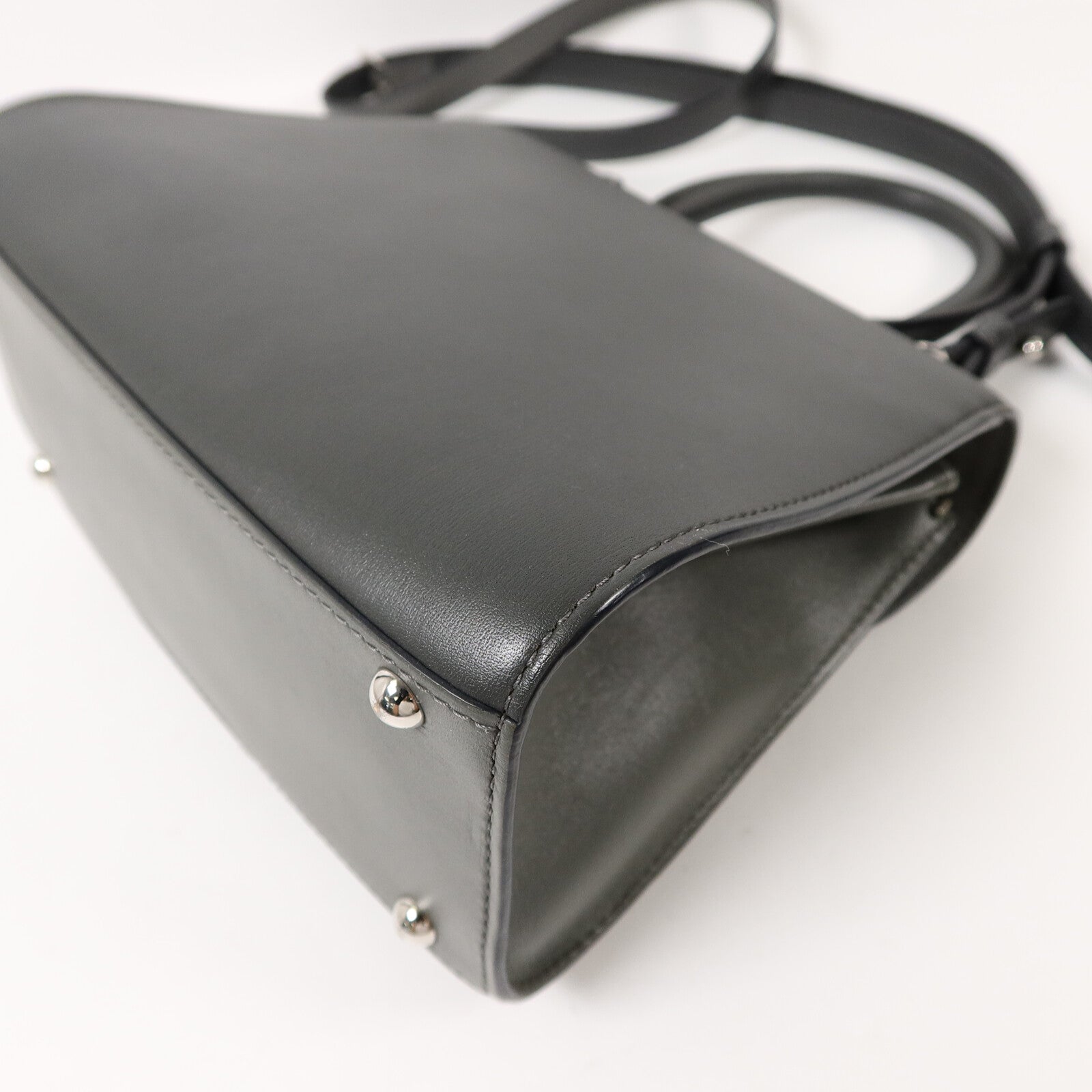 Delvaux 牛皮皮革Brilliant Mini手挽肩背兩用袋