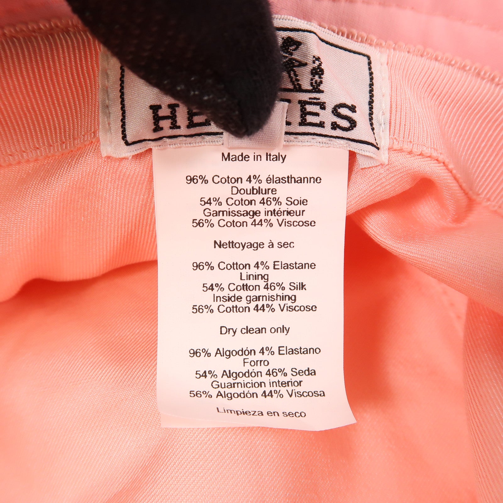 HERMES 棉質/絲質Harper Emile Hermes Bucket Hat帽子