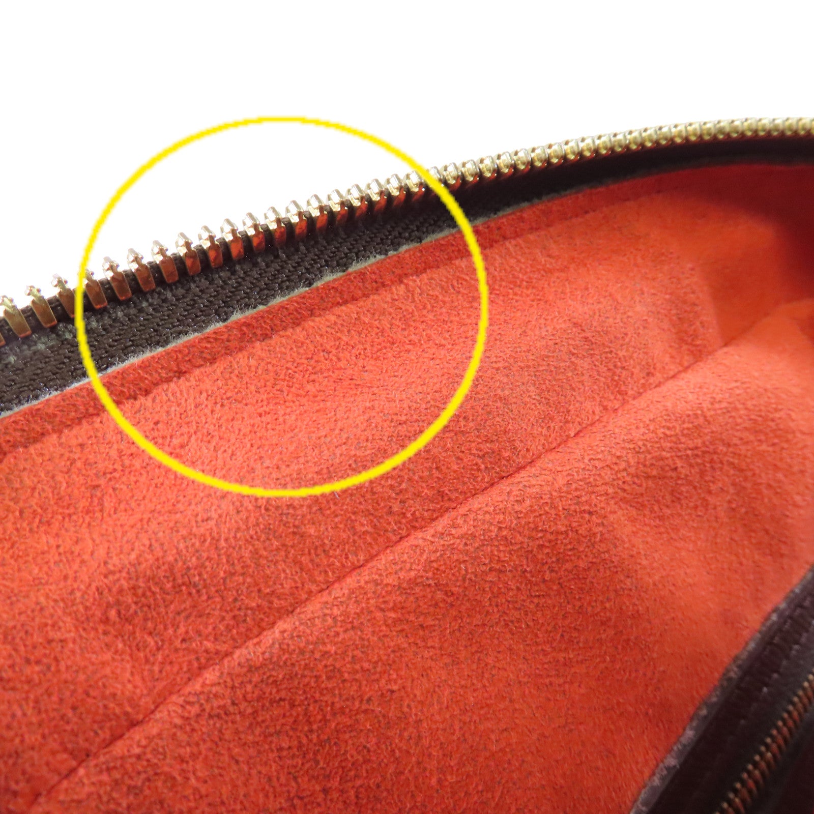 LOUIS VUITTON Damier Triana Handbag金扣手挽袋啡色