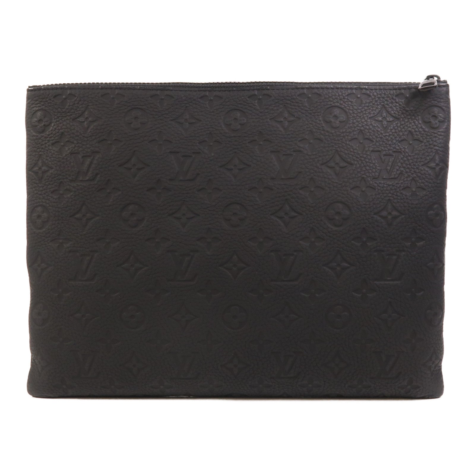 LOUIS VUITTON Monogram Taurillon Zoom With Friends A4 Pouch手拿包