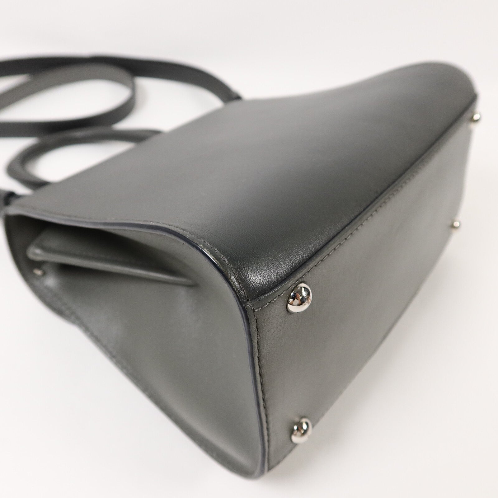 Delvaux 牛皮皮革Brilliant Mini手挽肩背兩用袋