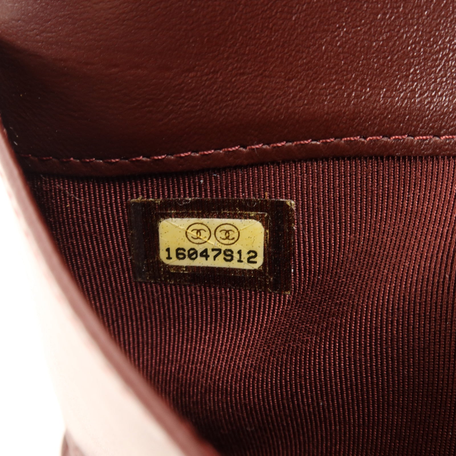 CHANEL 羊皮皮革Long Wallet銀扣長錢包